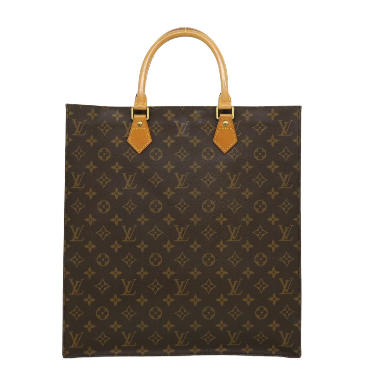 LOUIS VUITTON Monogram Sac Plat Hand Bag M51140 LV rd3051