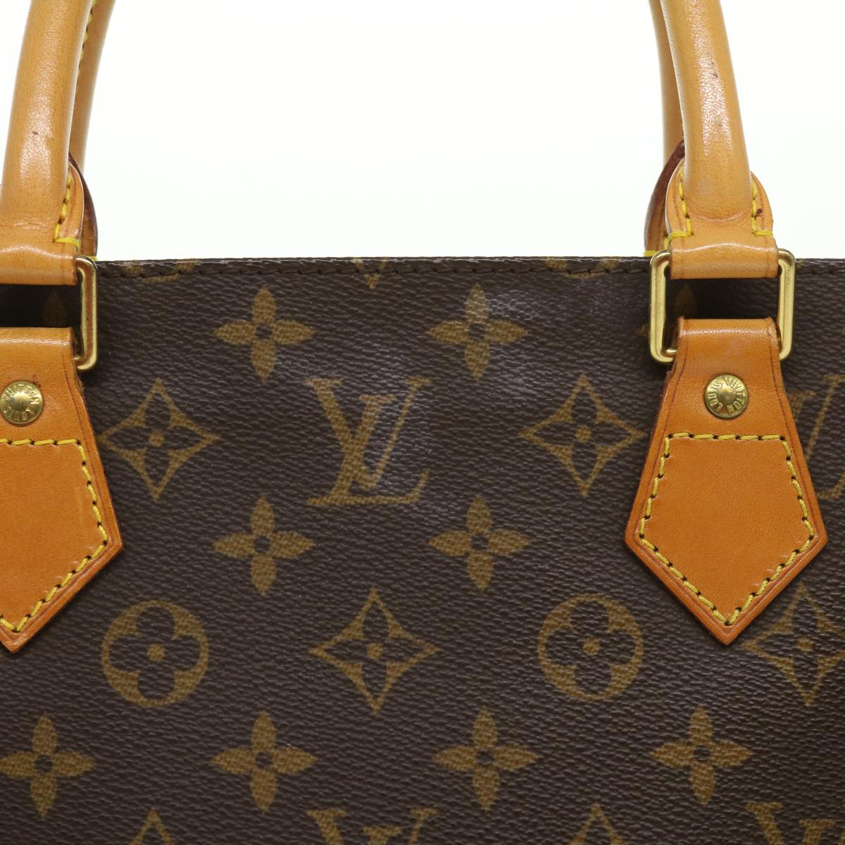 LOUIS VUITTON Monogram Sac Plat Hand Bag M51140 LV rd3051