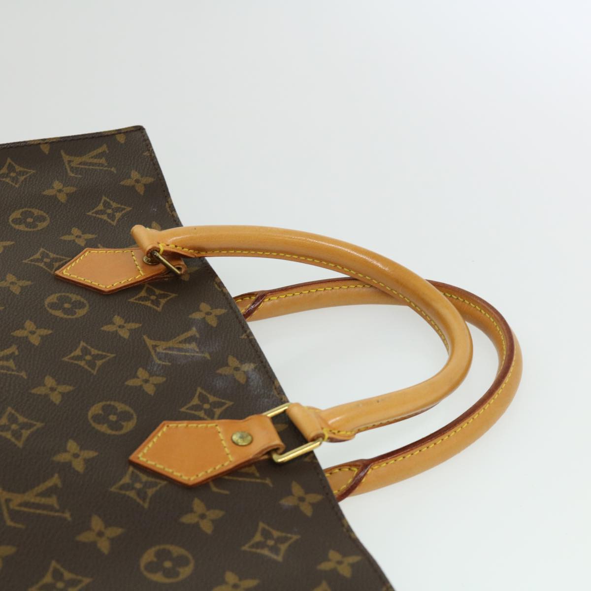 LOUIS VUITTON Monogram Sac Plat Hand Bag M51140 LV rd3051