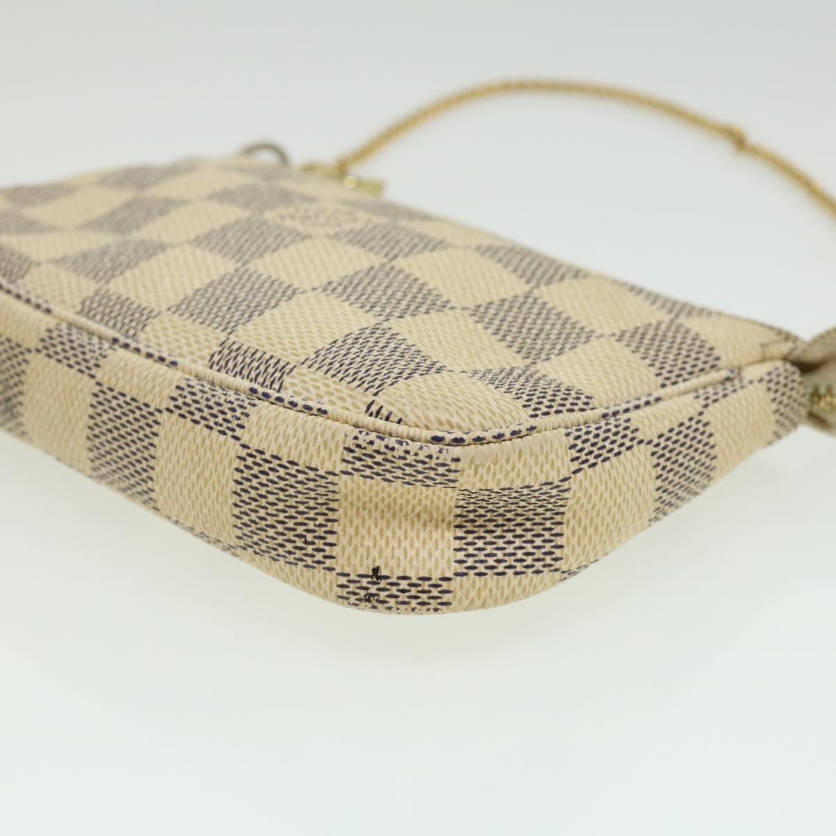 LOUIS VUITTON Damier Azur Mini Pochette Accessoires Pouch N58010 LV rd3264