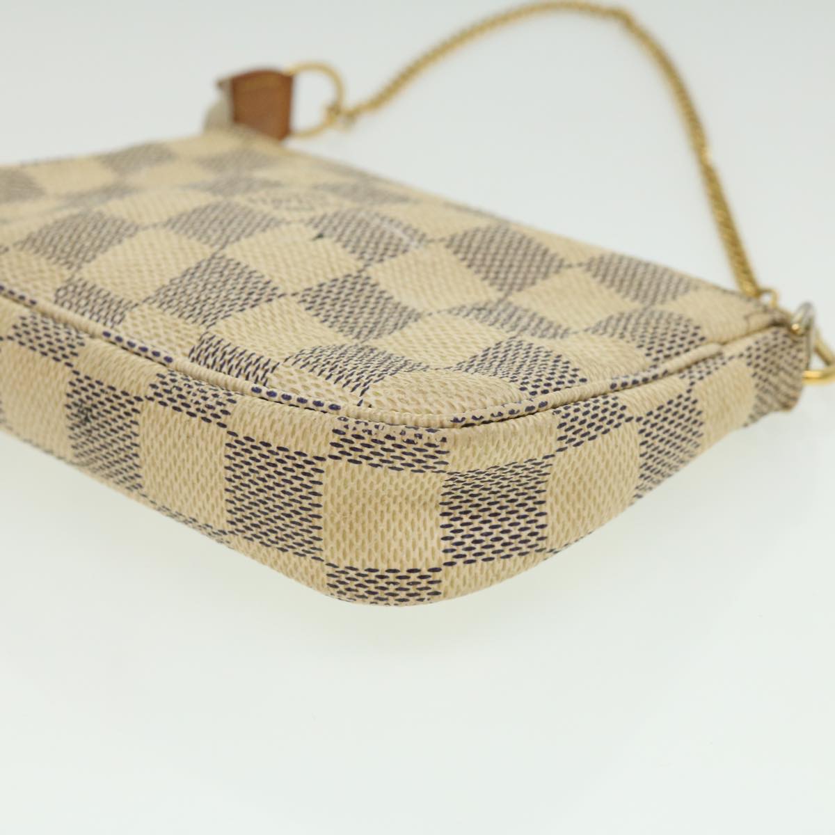 LOUIS VUITTON Damier Azur Mini Pochette Accessoires Pouch N58010 LV rd3264