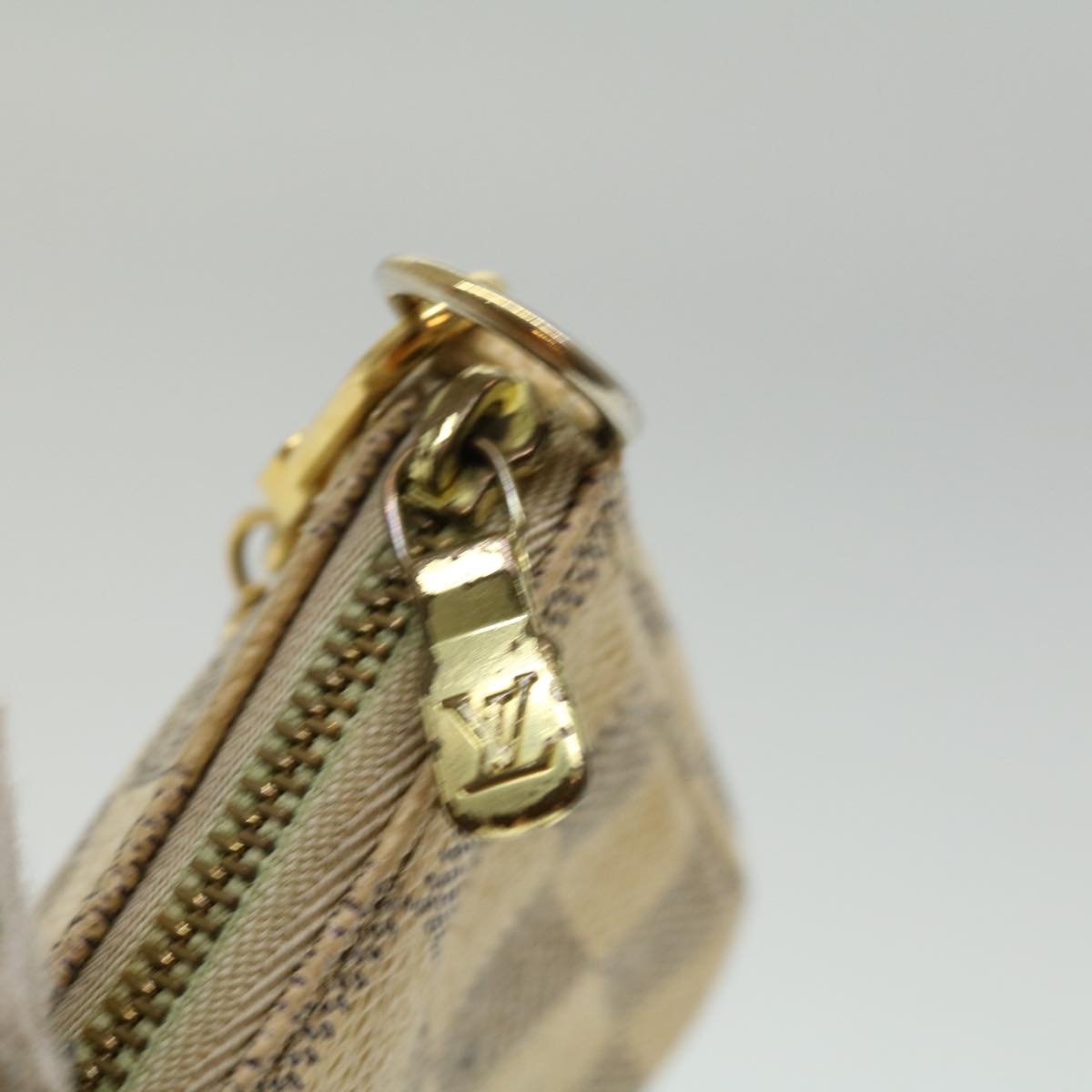 LOUIS VUITTON Damier Azur Mini Pochette Accessoires Pouch N58010 LV rd3264