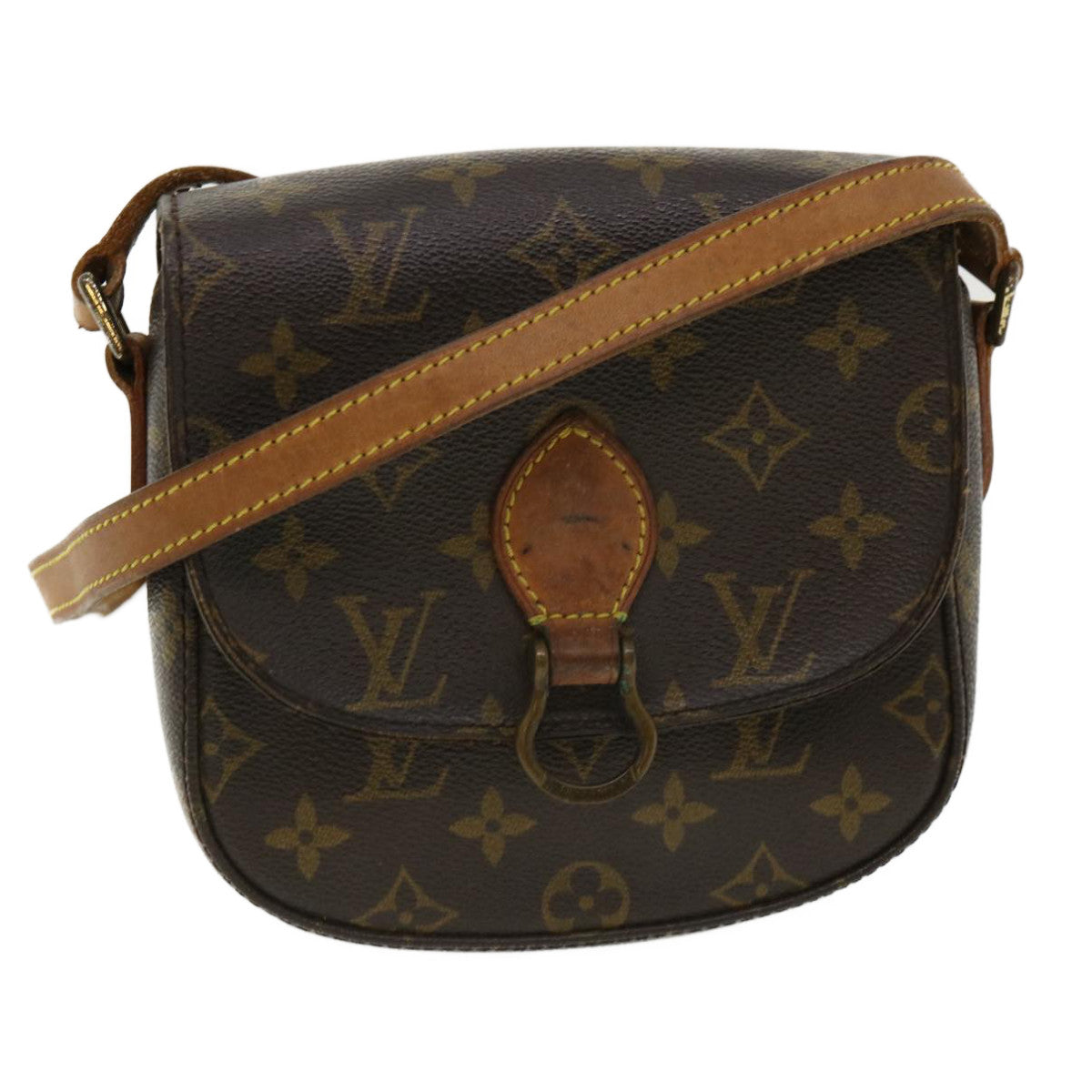 LOUIS VUITTON Monogram Saint Cloud PM Shoulder Bag M51244 LV rd3312