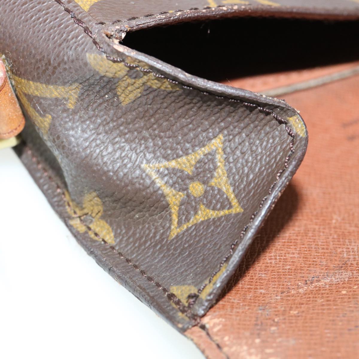 LOUIS VUITTON Monogram Saint Cloud PM Shoulder Bag M51244 LV rd3312