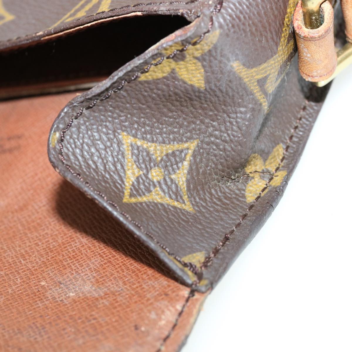 LOUIS VUITTON Monogram Saint Cloud PM Shoulder Bag M51244 LV rd3312