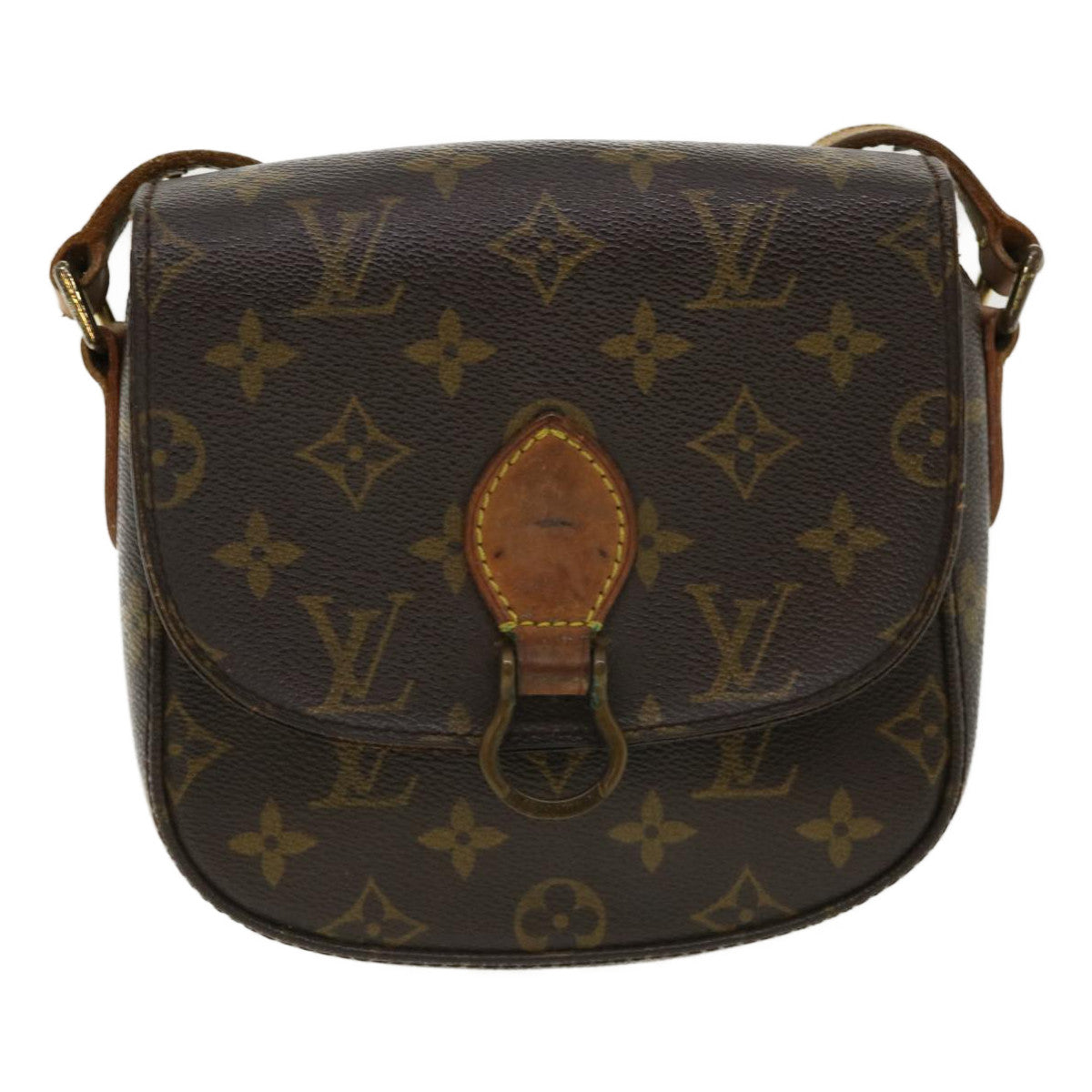 LOUIS VUITTON Monogram Saint Cloud PM Shoulder Bag M51244 LV rd3312