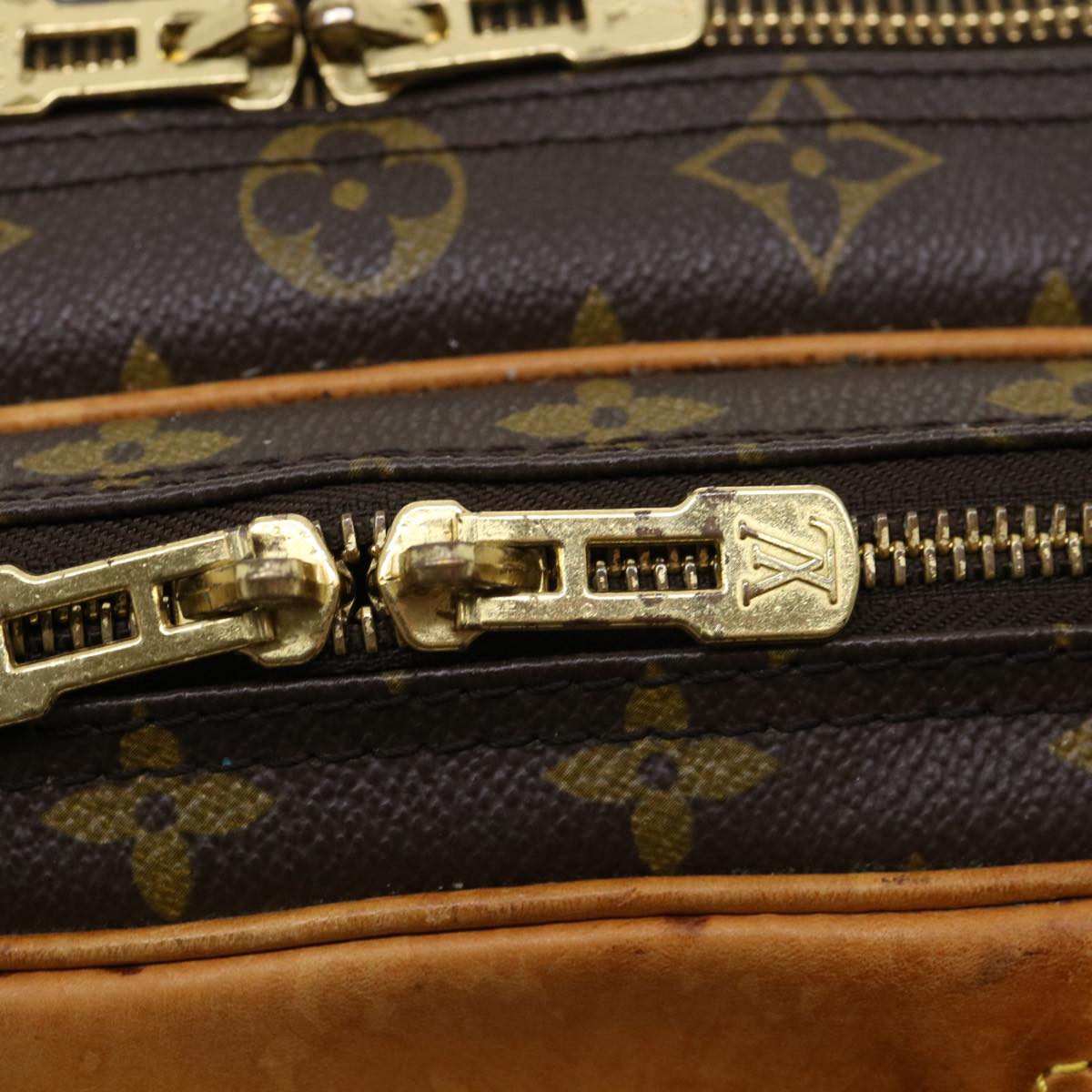 LOUIS VUITTON Monogram Alize de Poche Boston Bag M41392 LV rd3369
