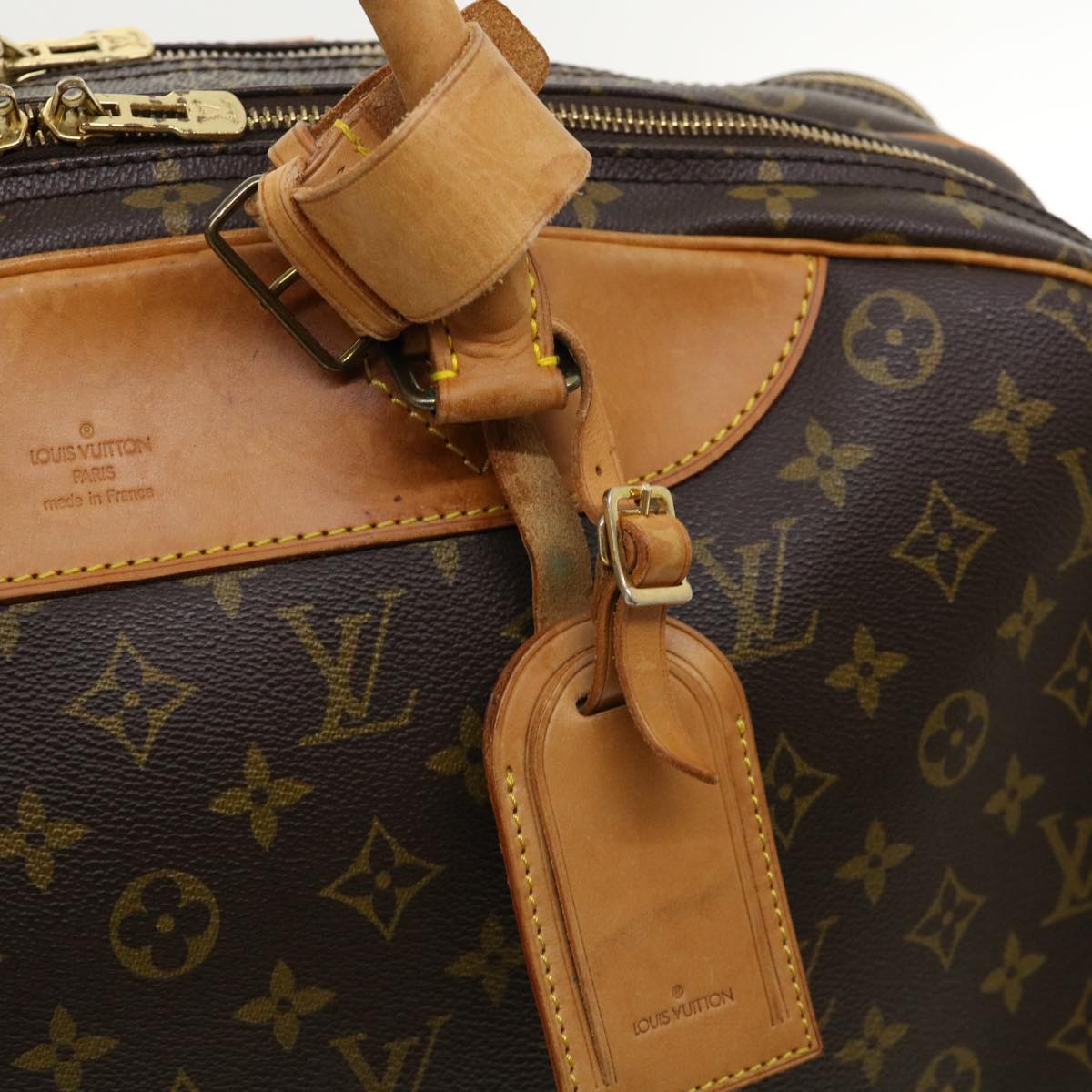 LOUIS VUITTON Monogram Alize de Poche Boston Bag M41392 LV rd3369