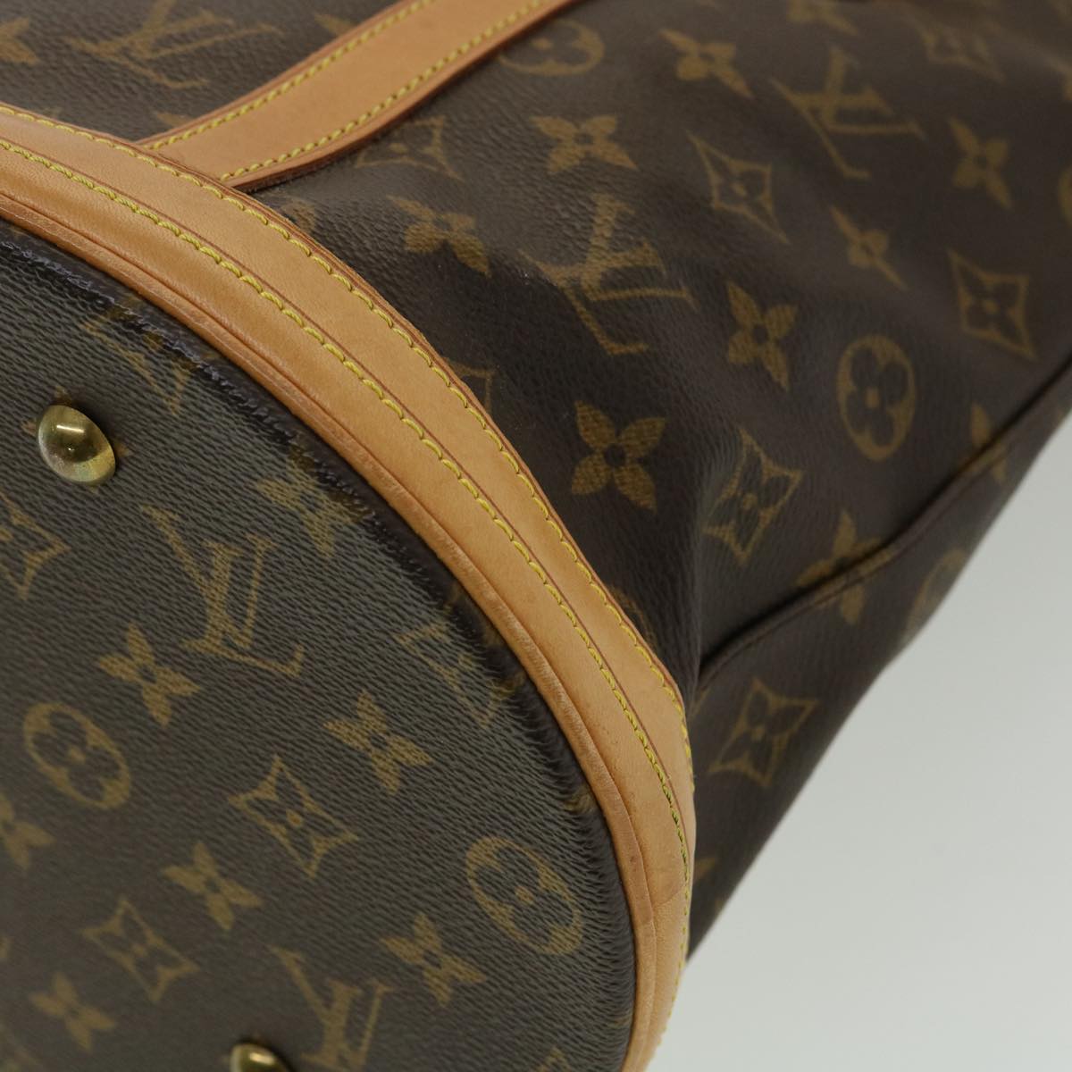 LOUIS VUITTON Monogram Bucket GM Shoulder Bag M42236 LV rd3475