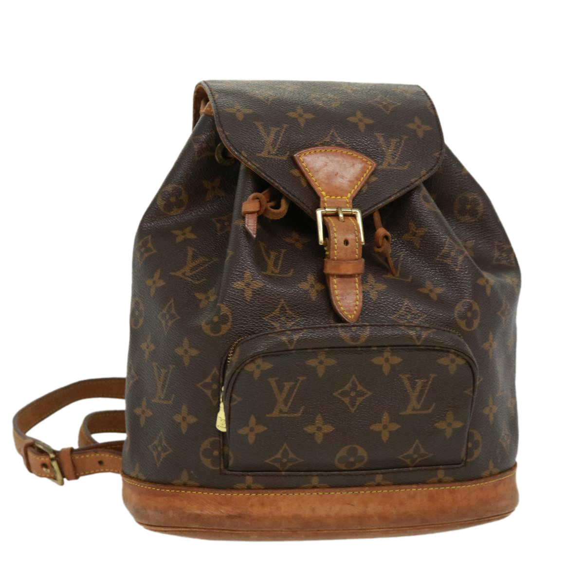 LOUIS VUITTON Monogram Montsouris MM Backpack M51136 LV rd3559