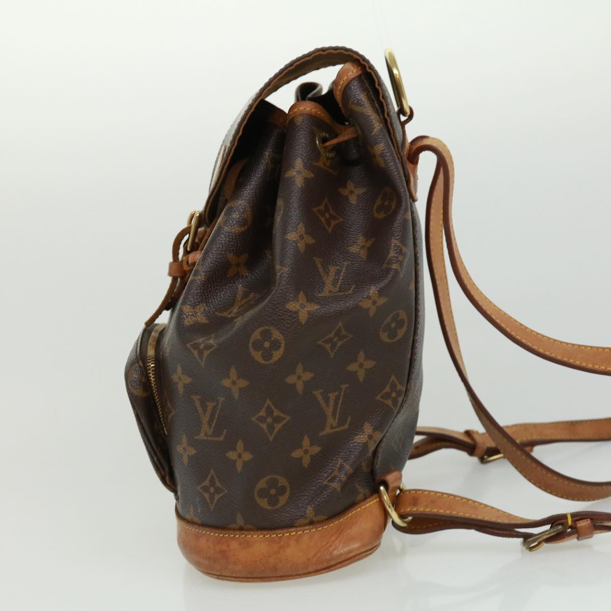 LOUIS VUITTON Monogram Montsouris MM Backpack M51136 LV rd3559