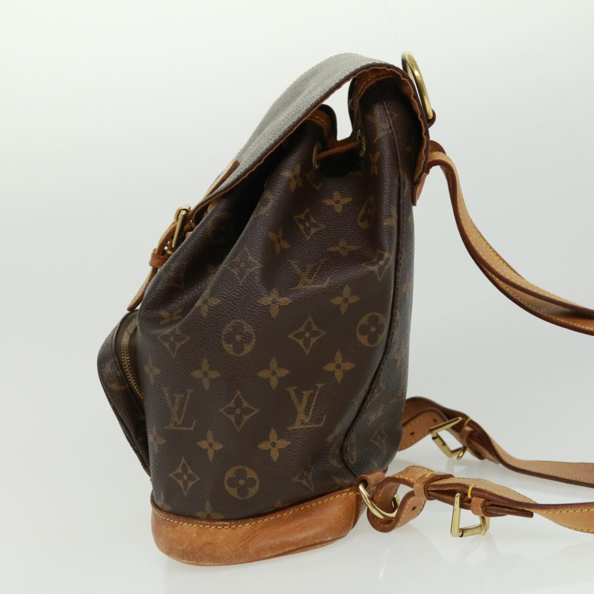 LOUIS VUITTON Monogram Montsouris MM Backpack M51136 LV rd3566