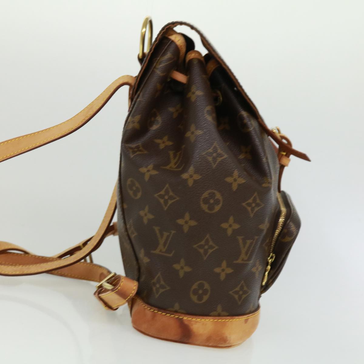 LOUIS VUITTON Monogram Montsouris MM Backpack M51136 LV rd3573
