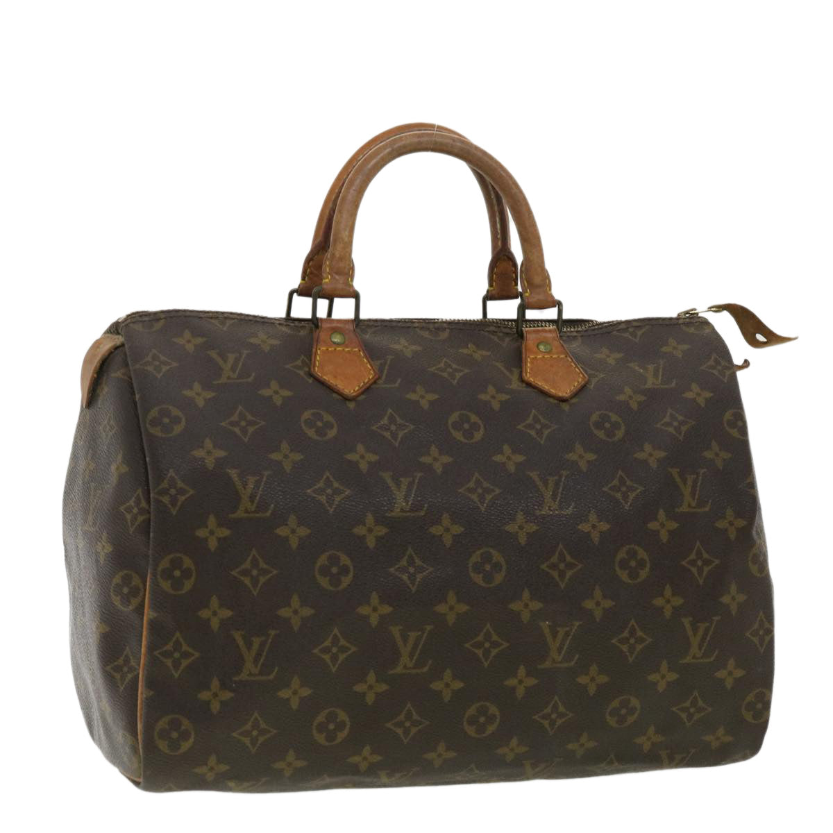 LOUIS VUITTON Monogram Speedy 35 Hand Bag M41524 LV rd3775