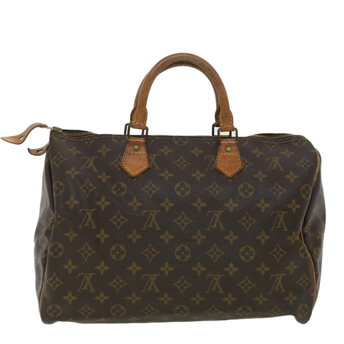 LOUIS VUITTON Monogram Speedy 35 Hand Bag M41524 LV rd3775