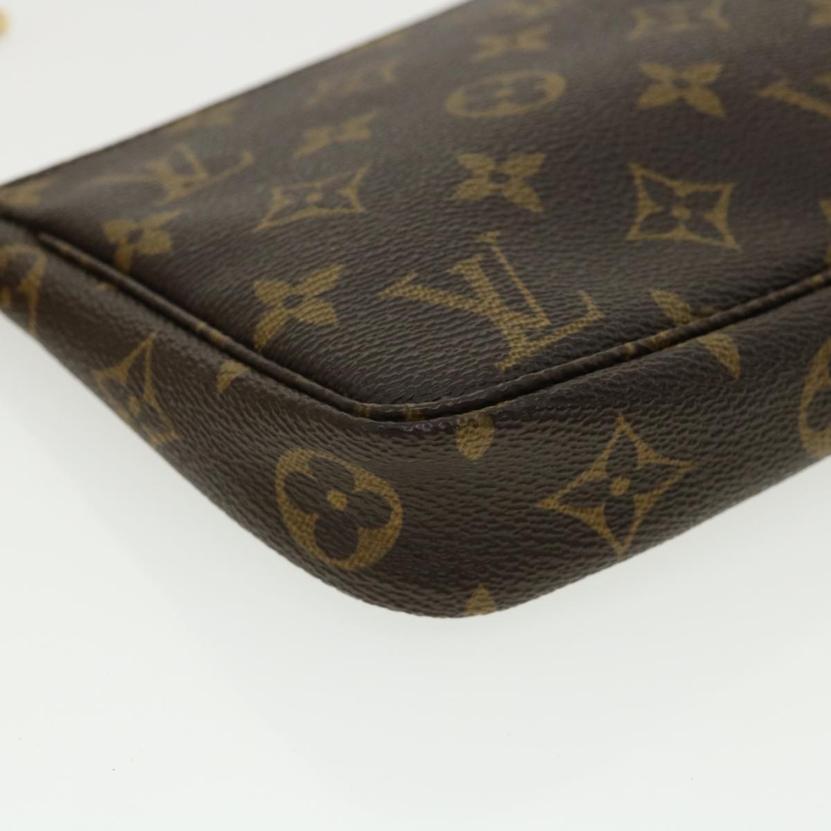 LOUIS VUITTON Monogram Pochette Accessoires Pouch M51980 LV rd3923