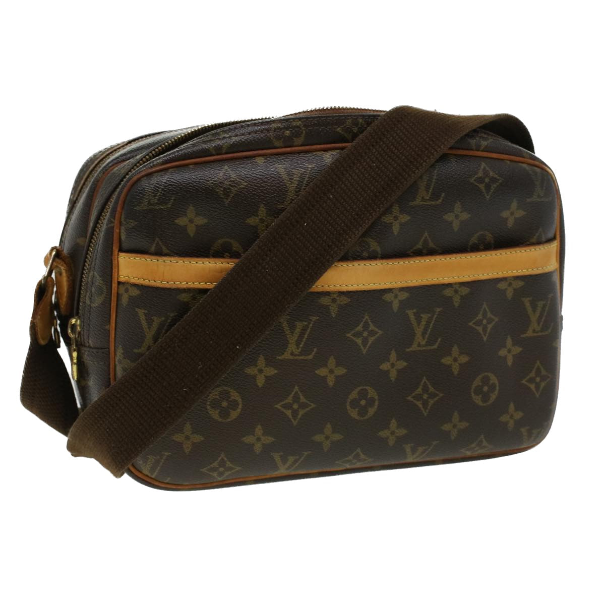 LOUIS VUITTON Monogram Reporter PM Shoulder Bag M45254 LV rd3939