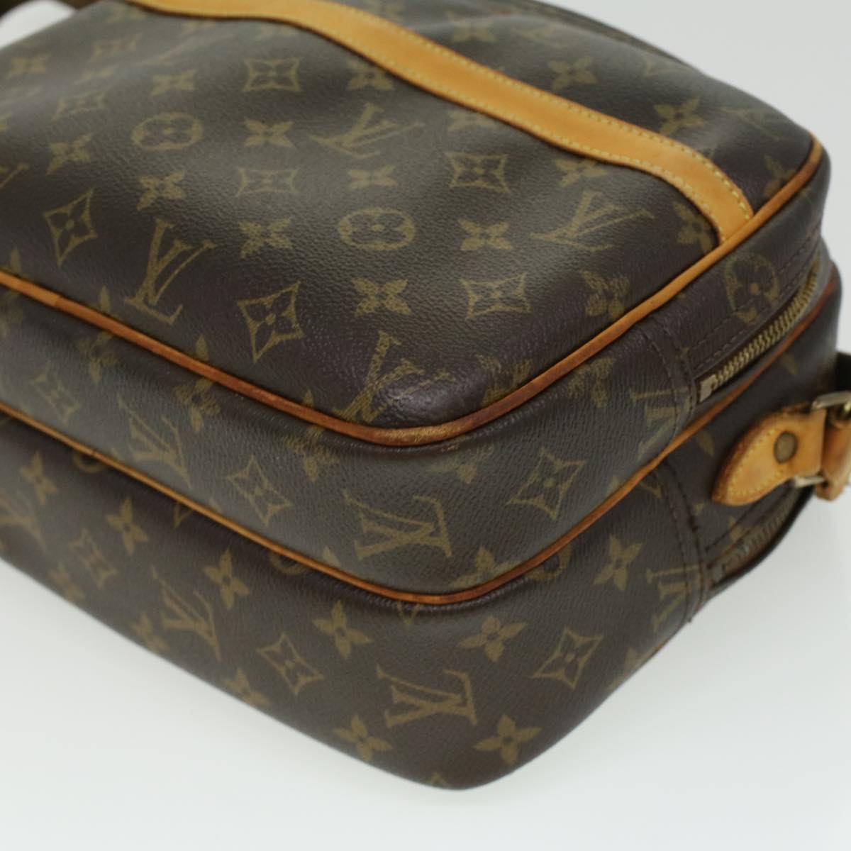 LOUIS VUITTON Monogram Reporter PM Shoulder Bag M45254 LV rd3939