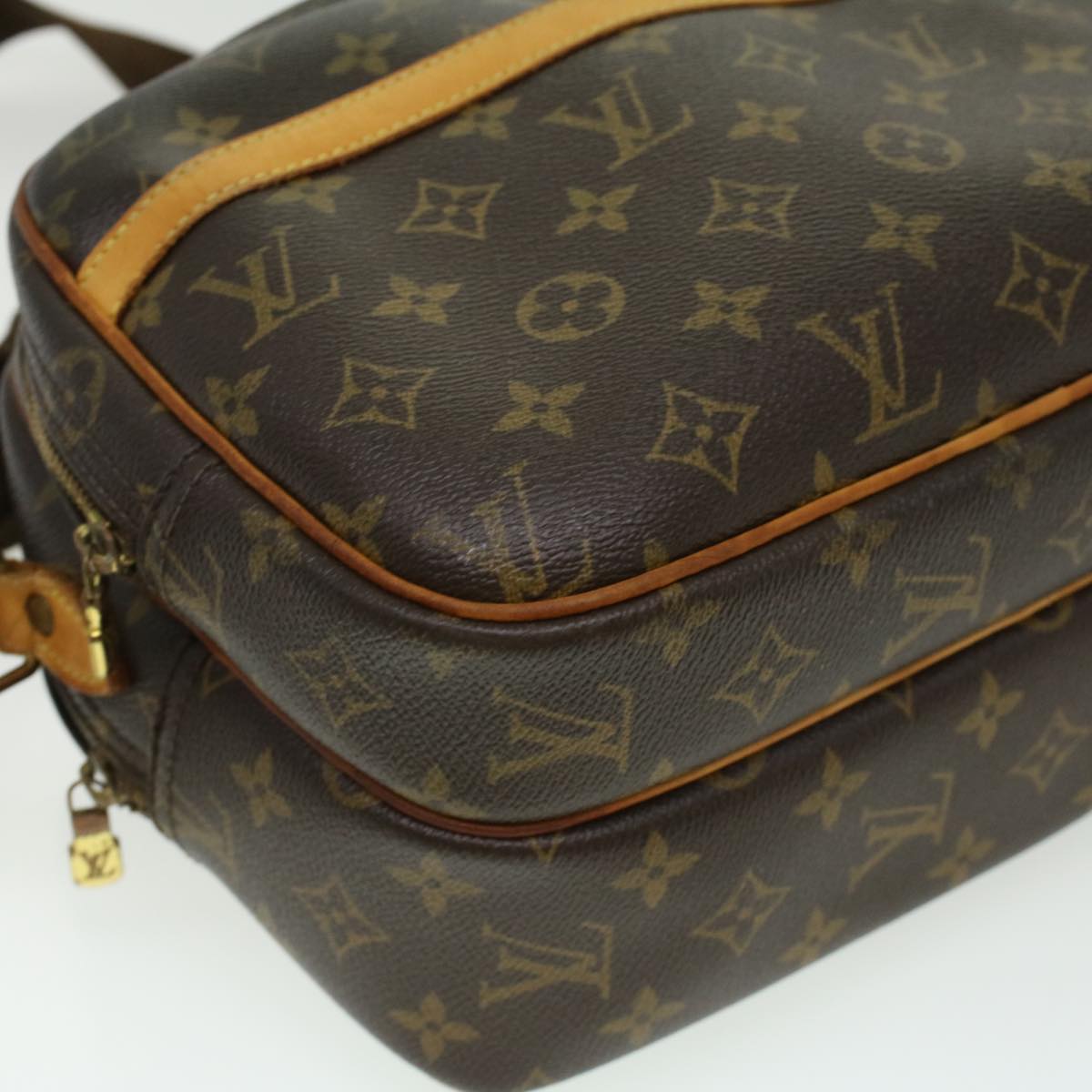 LOUIS VUITTON Monogram Reporter PM Shoulder Bag M45254 LV rd3939