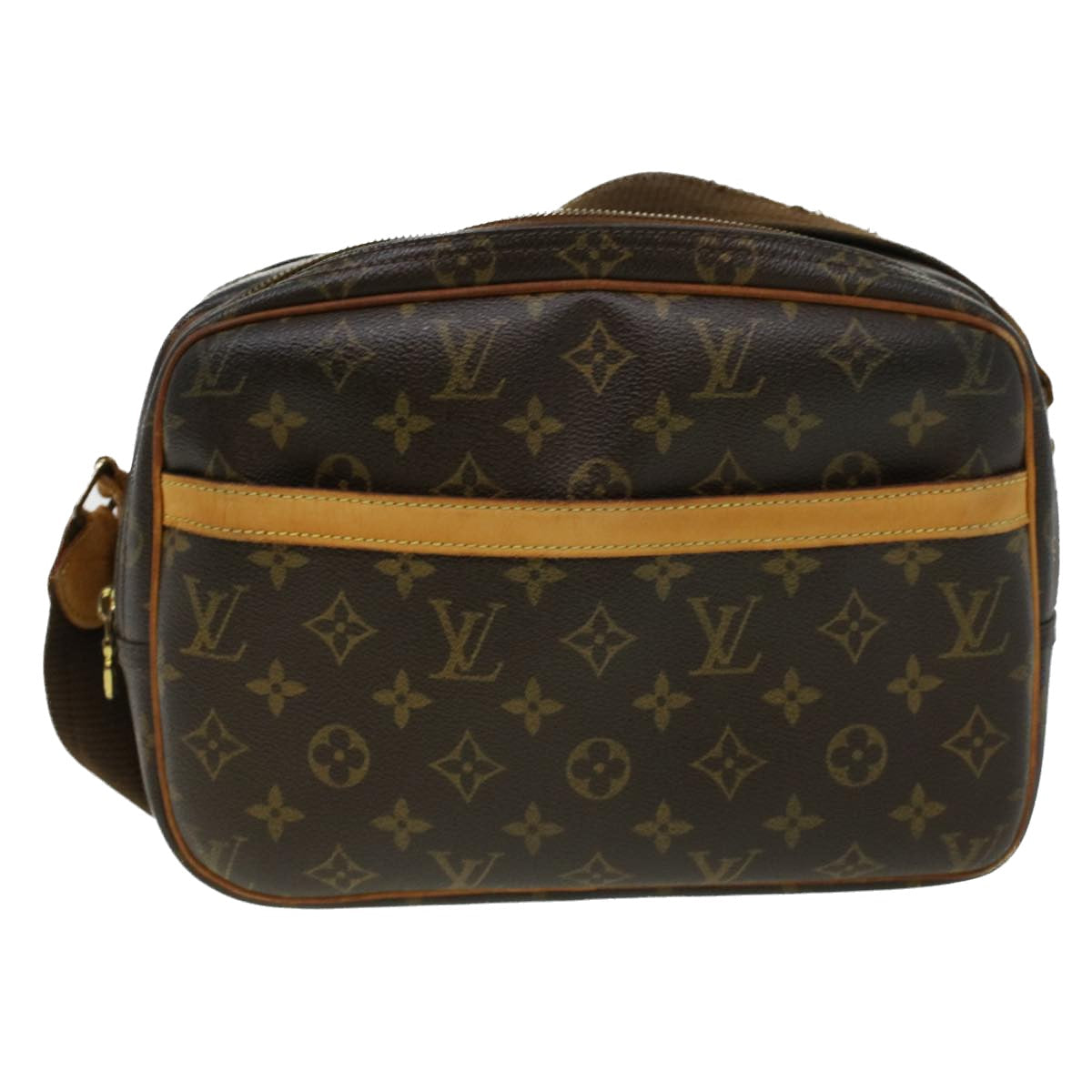 LOUIS VUITTON Monogram Reporter PM Shoulder Bag M45254 LV rd3939