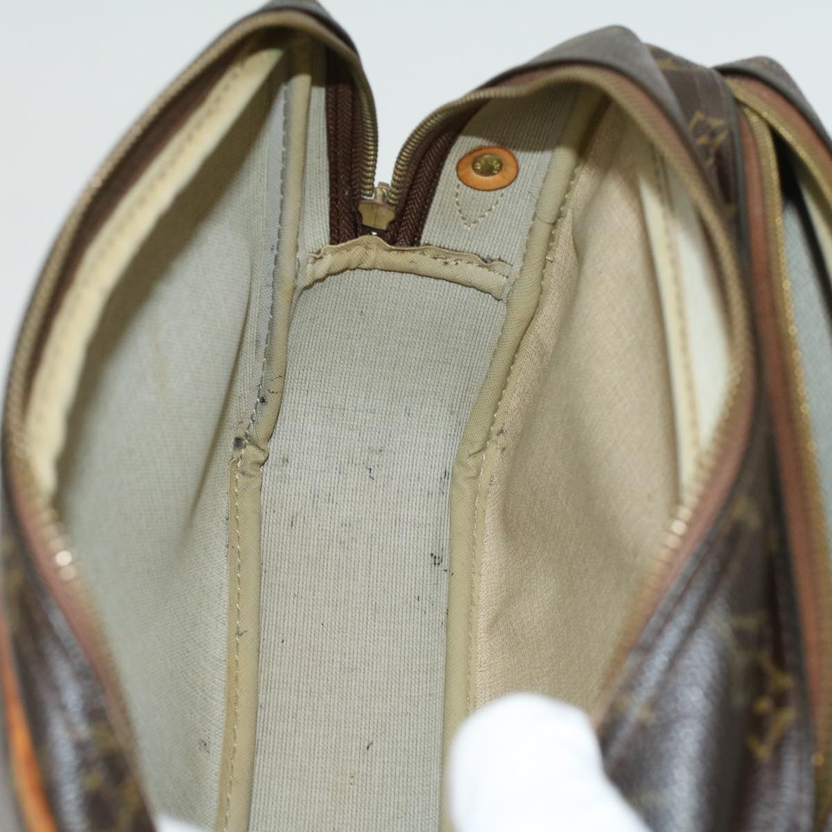 LOUIS VUITTON Monogram Reporter PM Shoulder Bag M45254 LV rd3939