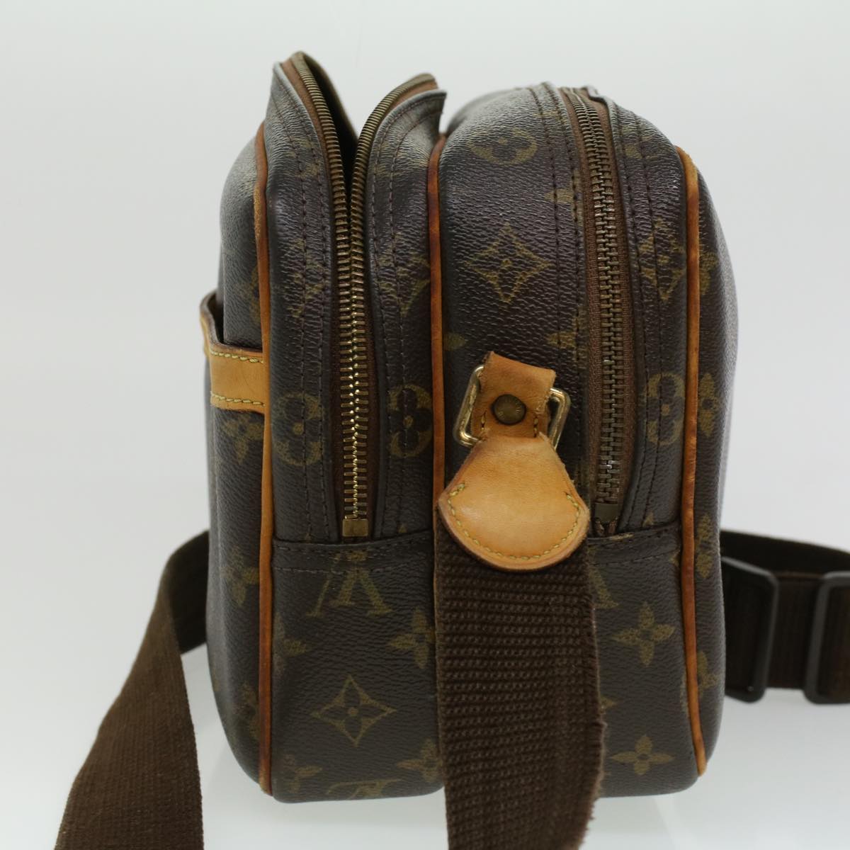 LOUIS VUITTON Monogram Reporter PM Shoulder Bag M45254 LV rd3939
