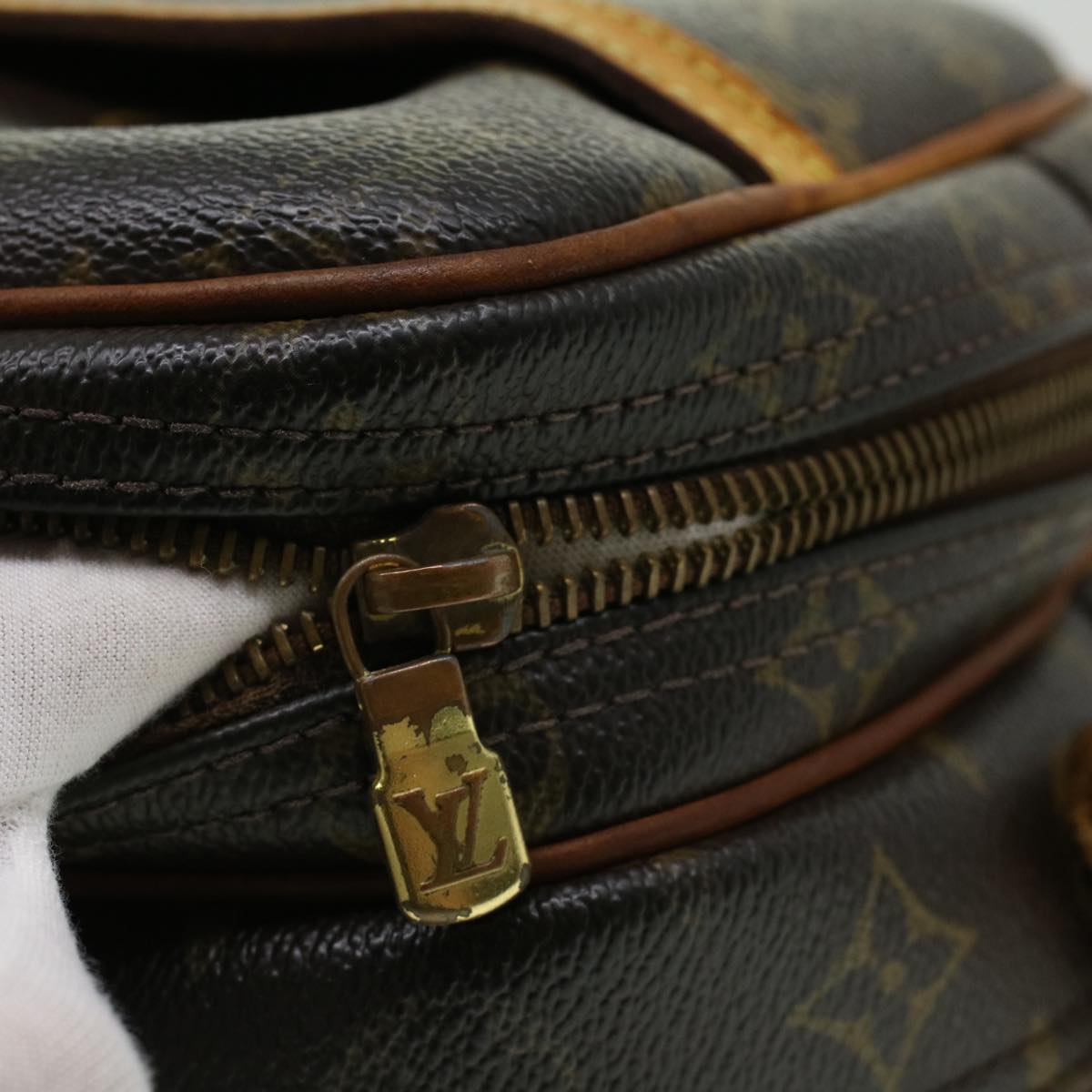 LOUIS VUITTON Monogram Reporter PM Shoulder Bag M45254 LV rd3939