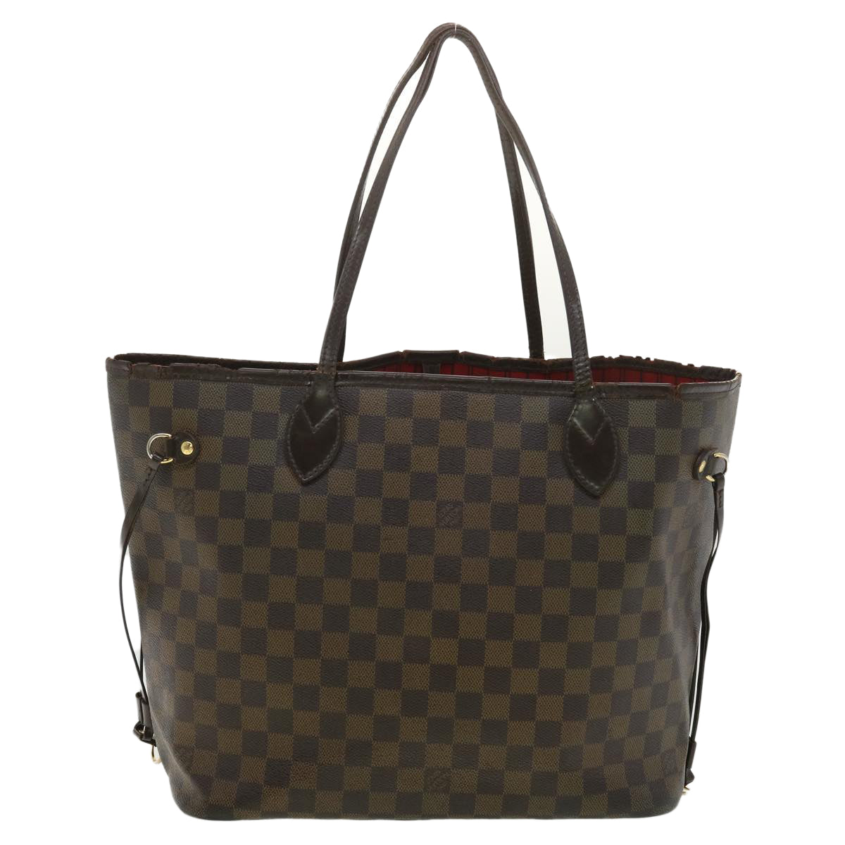 LOUIS VUITTON Damier Ebene Neverfull MM Tote Bag N51105 LV rd3949