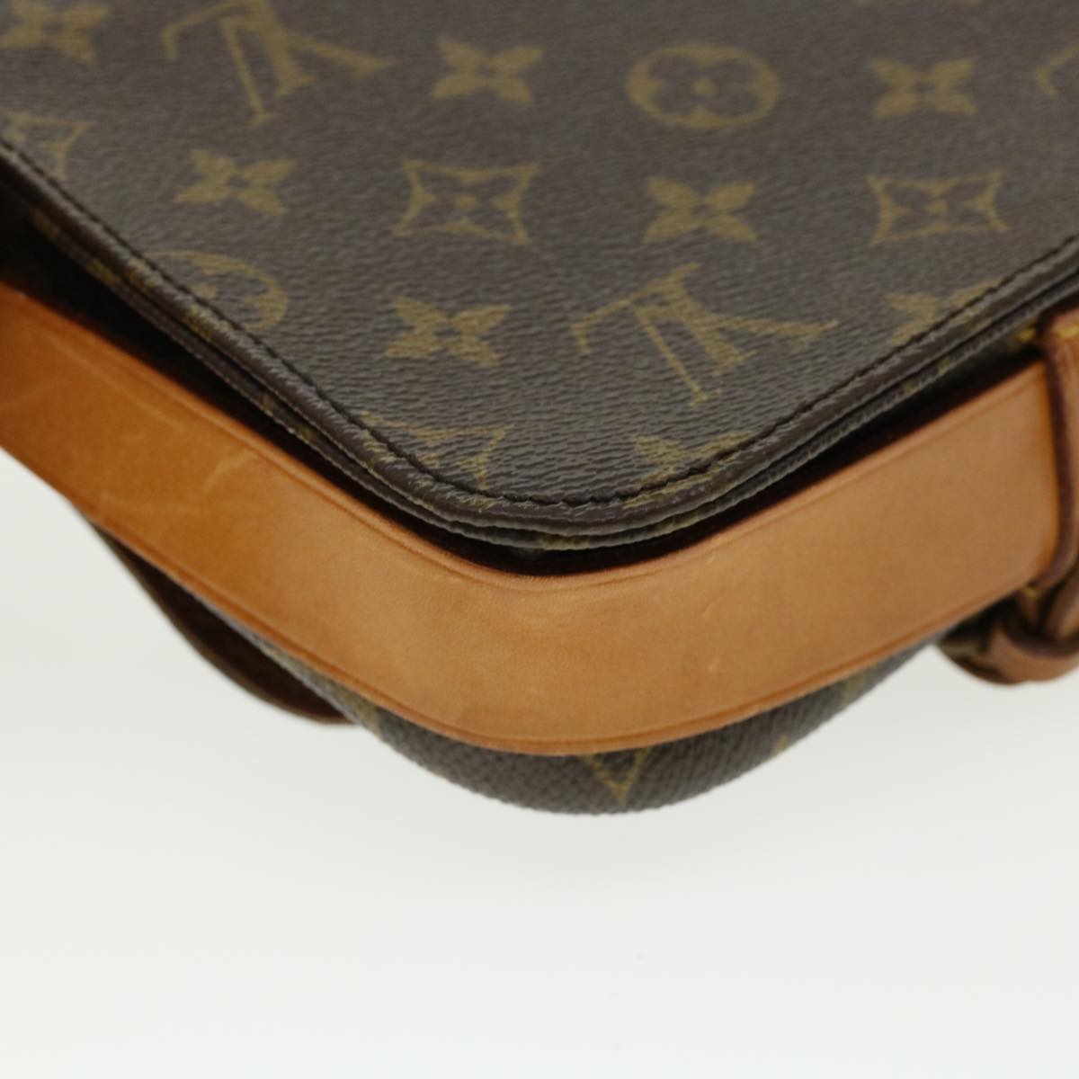 LOUIS VUITTON Monogram Cartouchiere PM Shoulder Bag M51254 LV rd4021