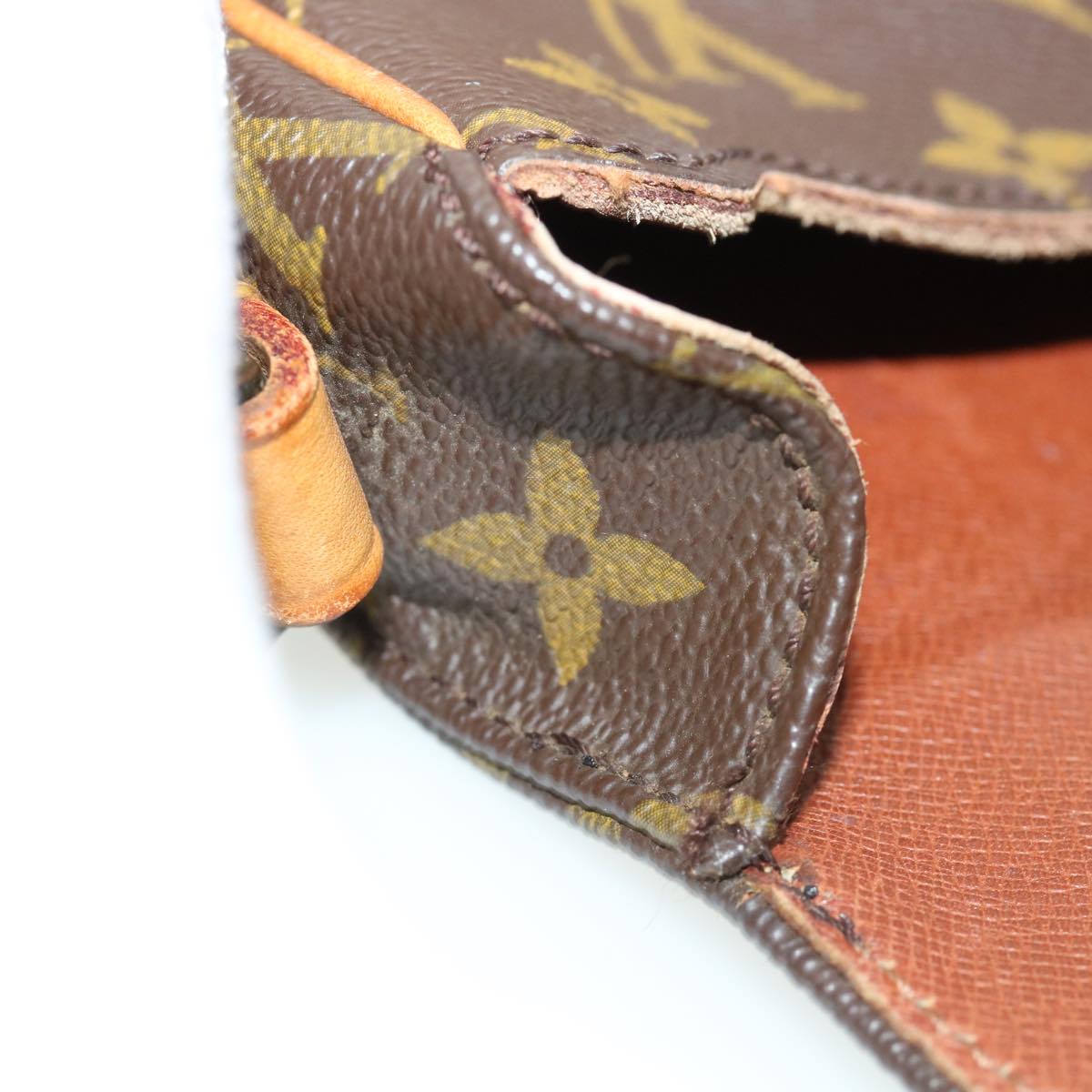 LOUIS VUITTON Monogram Cartouchiere PM Shoulder Bag M51254 LV rd4021