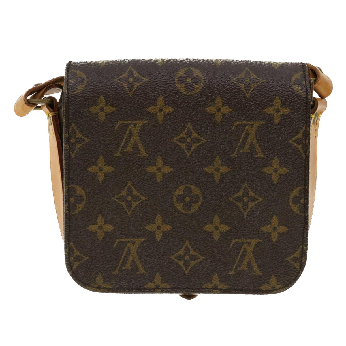 LOUIS VUITTON Monogram Cartouchiere PM Shoulder Bag M51254 LV rd4021
