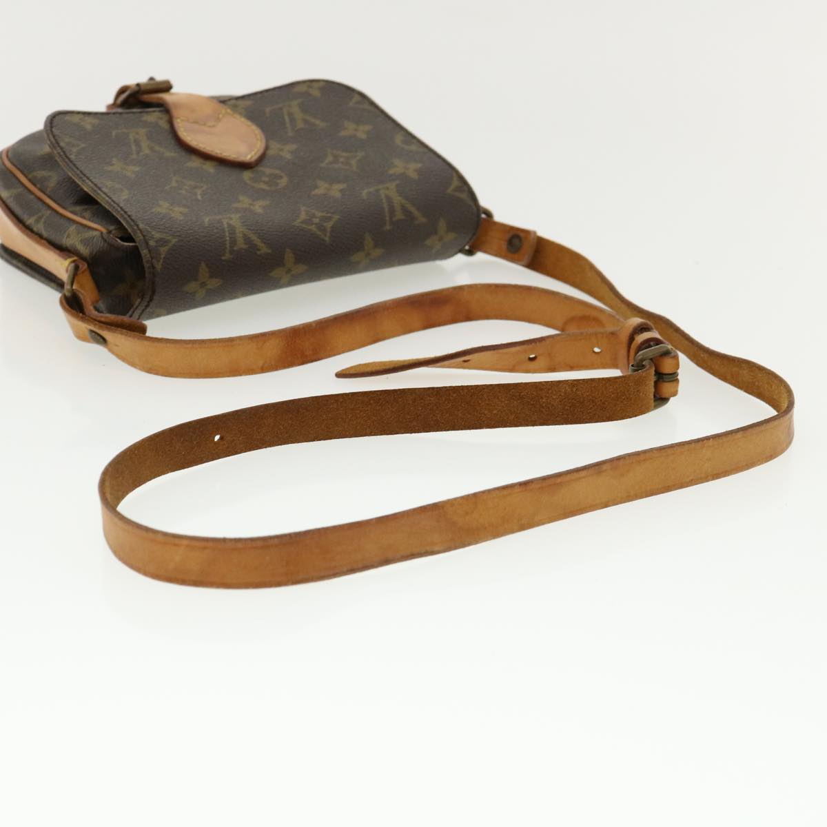 LOUIS VUITTON Monogram Cartouchiere PM Shoulder Bag M51254 LV rd4021