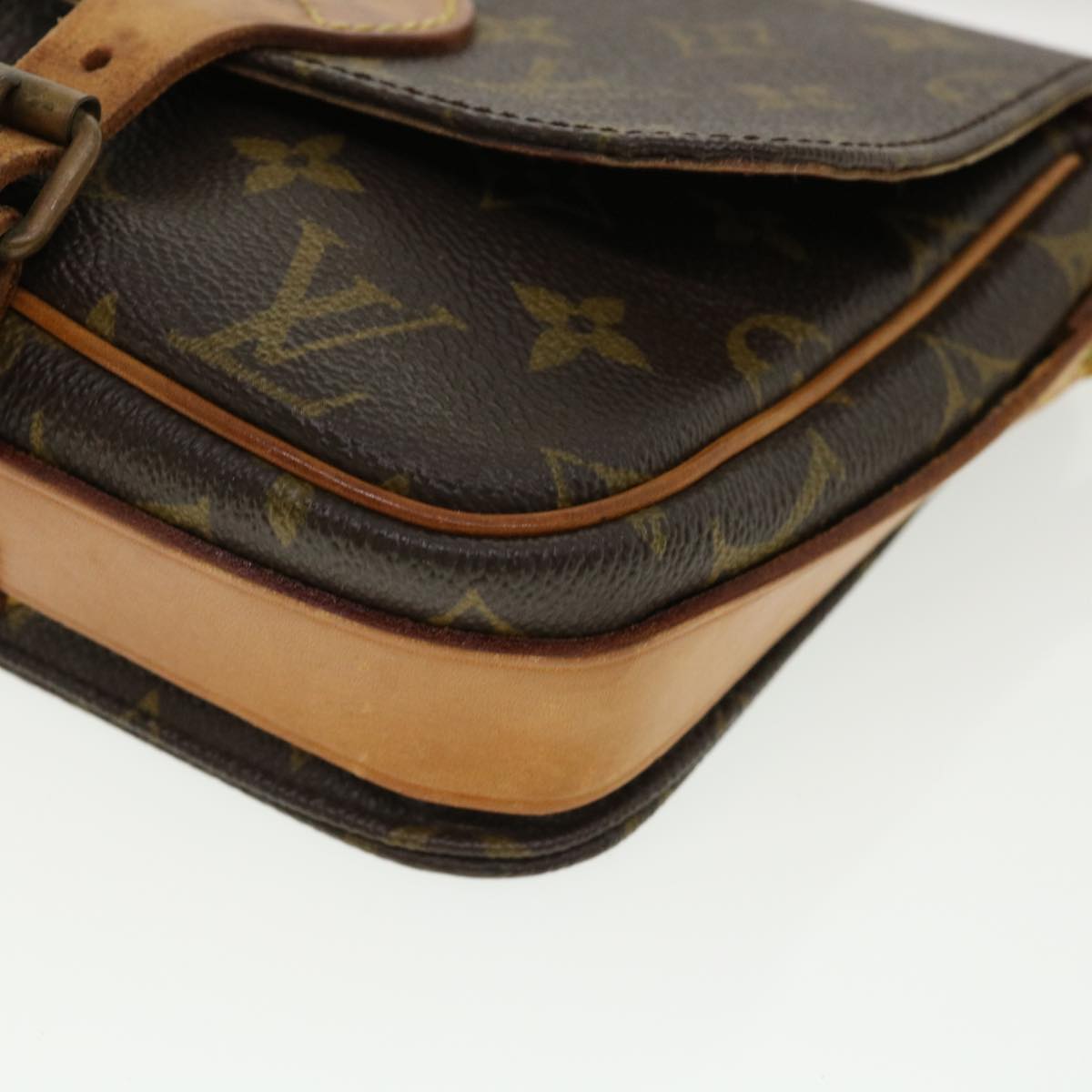 LOUIS VUITTON Monogram Cartouchiere PM Shoulder Bag M51254 LV rd4021