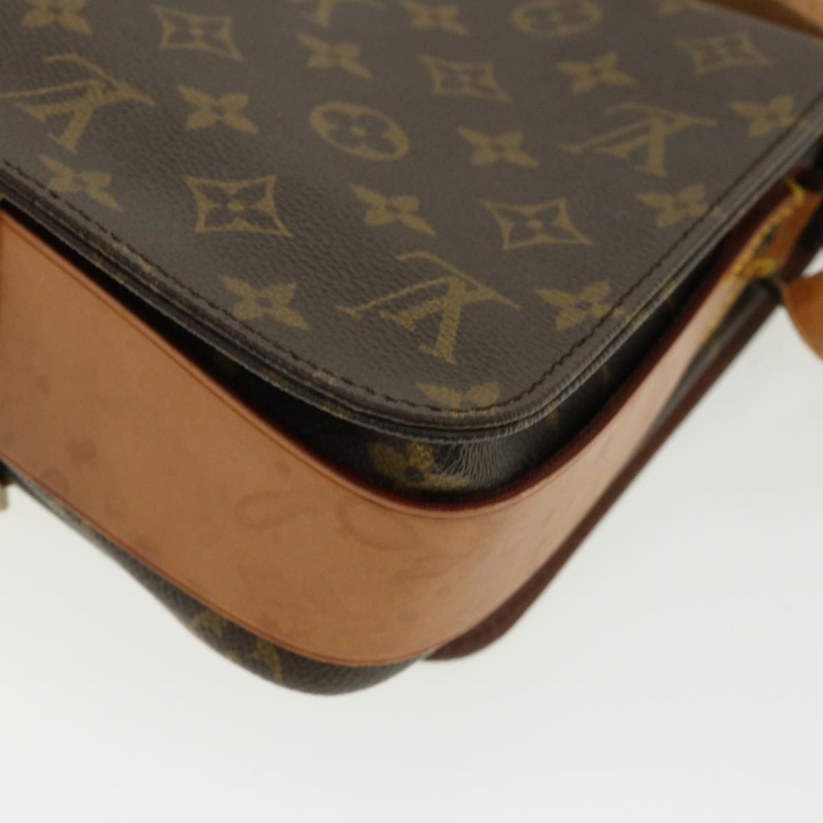 LOUIS VUITTON Monogram Cartouchiere MM Shoulder Bag M51253 LV rd4022