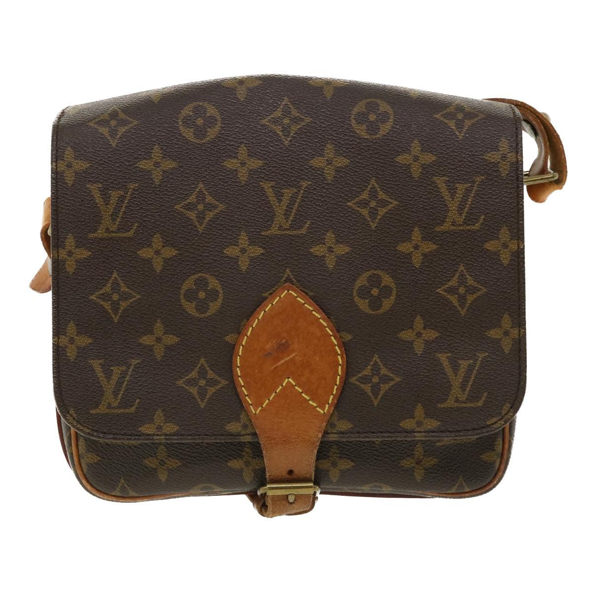 LOUIS VUITTON Monogram Cartouchiere MM Shoulder Bag M51253 LV rd4022