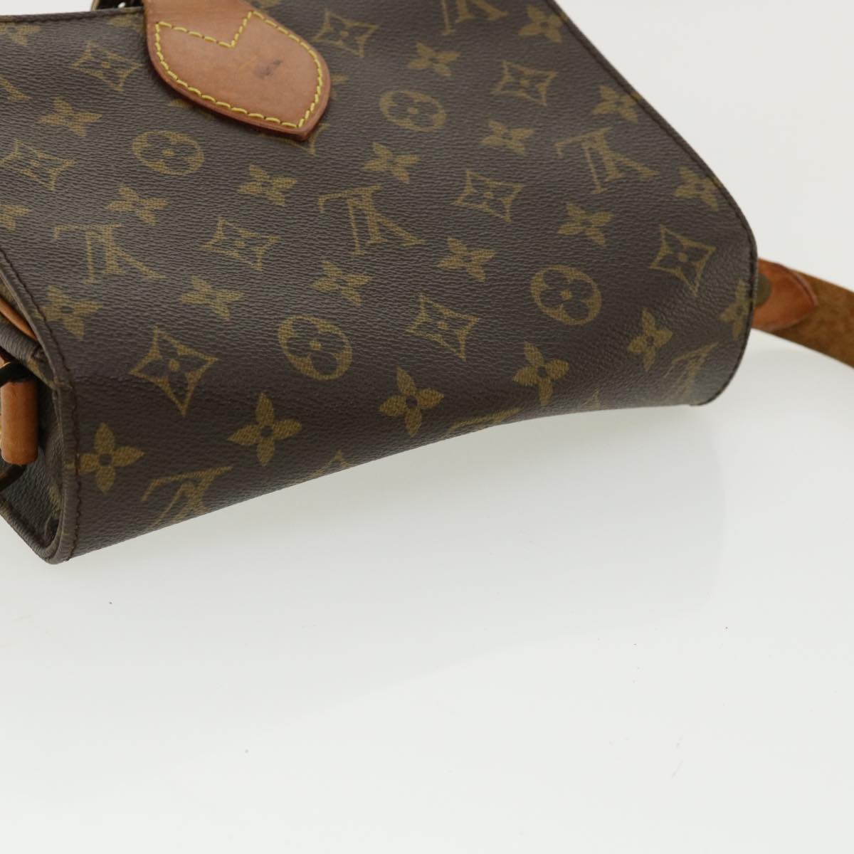 LOUIS VUITTON Monogram Cartouchiere MM Shoulder Bag M51253 LV rd4022