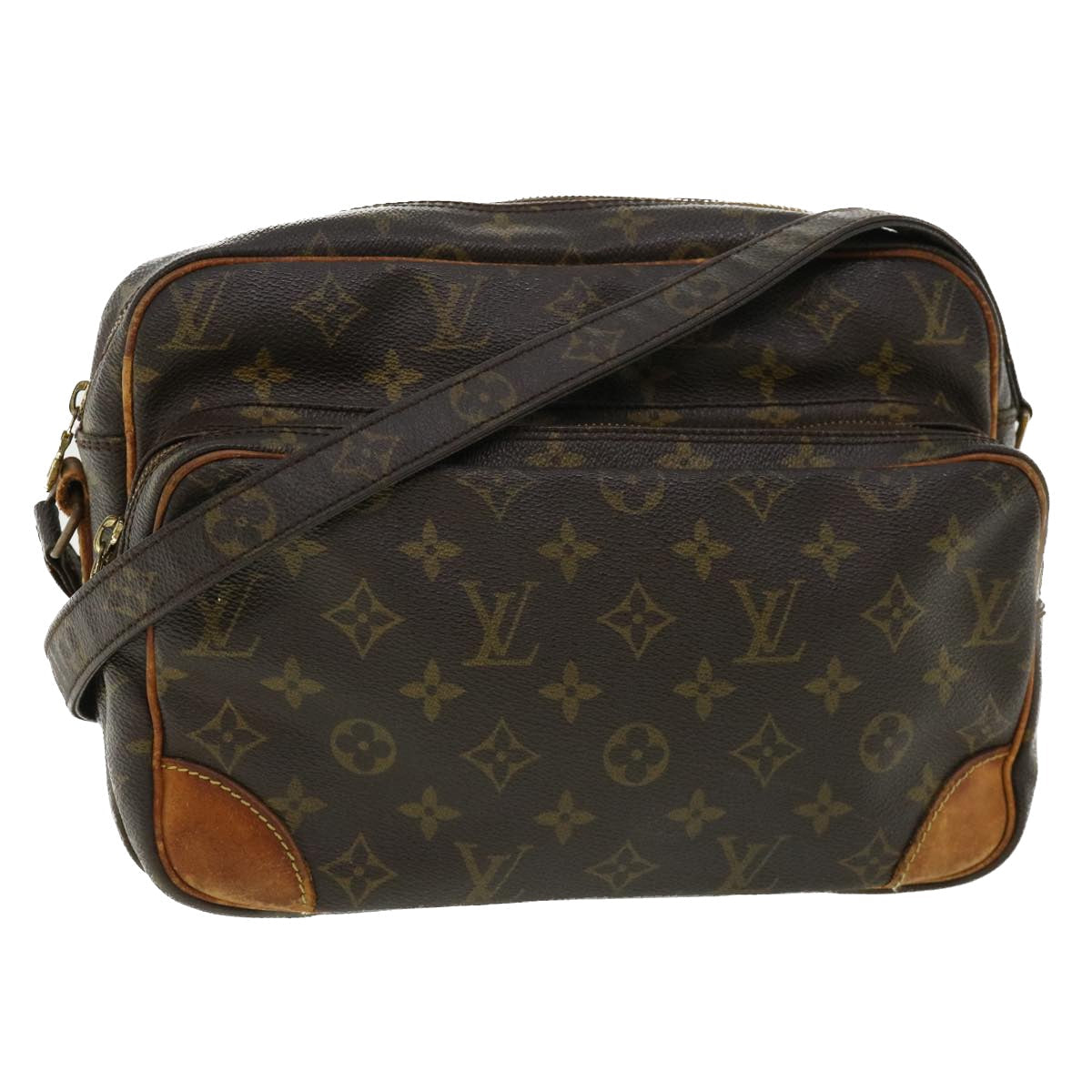 LOUIS VUITTON Monogram Nile Shoulder Bag M45244 LV rd4083