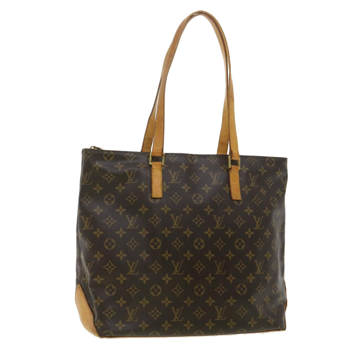 LOUIS VUITTON Monogram Cabas Mezzo Tote Bag M51151 LV rd4089