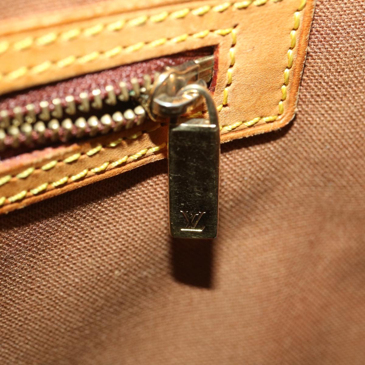 LOUIS VUITTON Monogram Cabas Mezzo Tote Bag M51151 LV rd4089