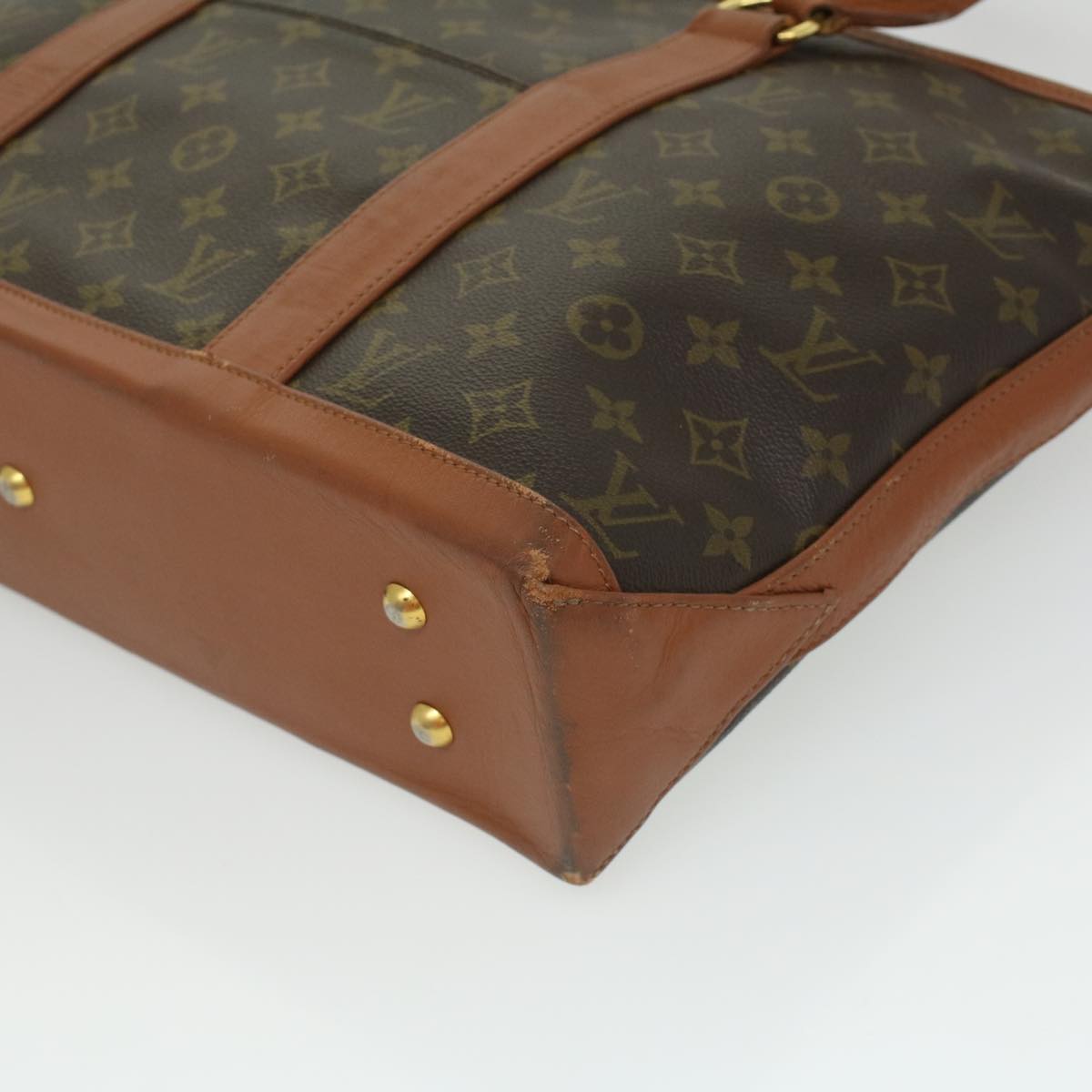 LOUIS VUITTON Monogram Sac Weekend PM Tote Bag M42425 LV rd4095