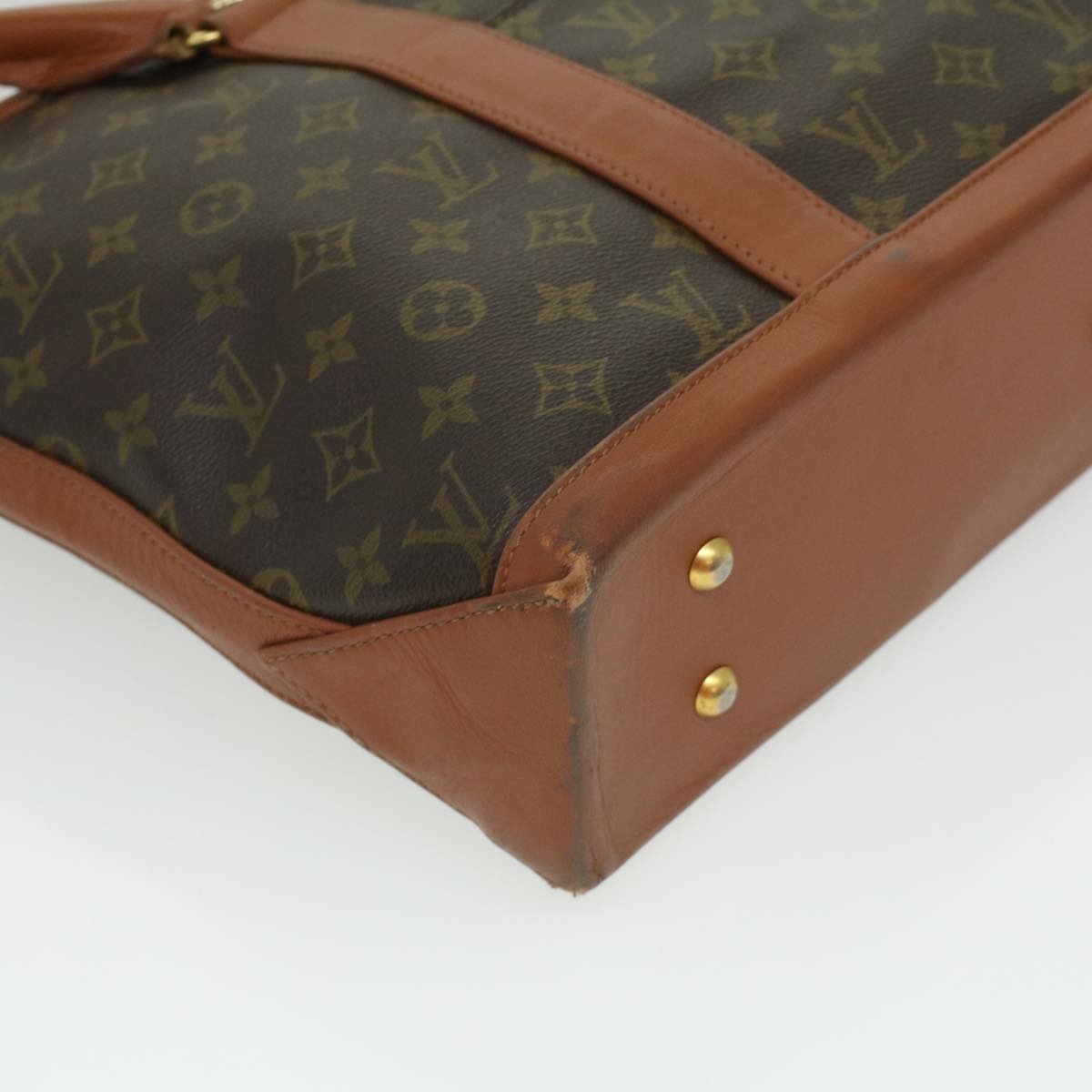 LOUIS VUITTON Monogram Sac Weekend PM Tote Bag M42425 LV rd4095