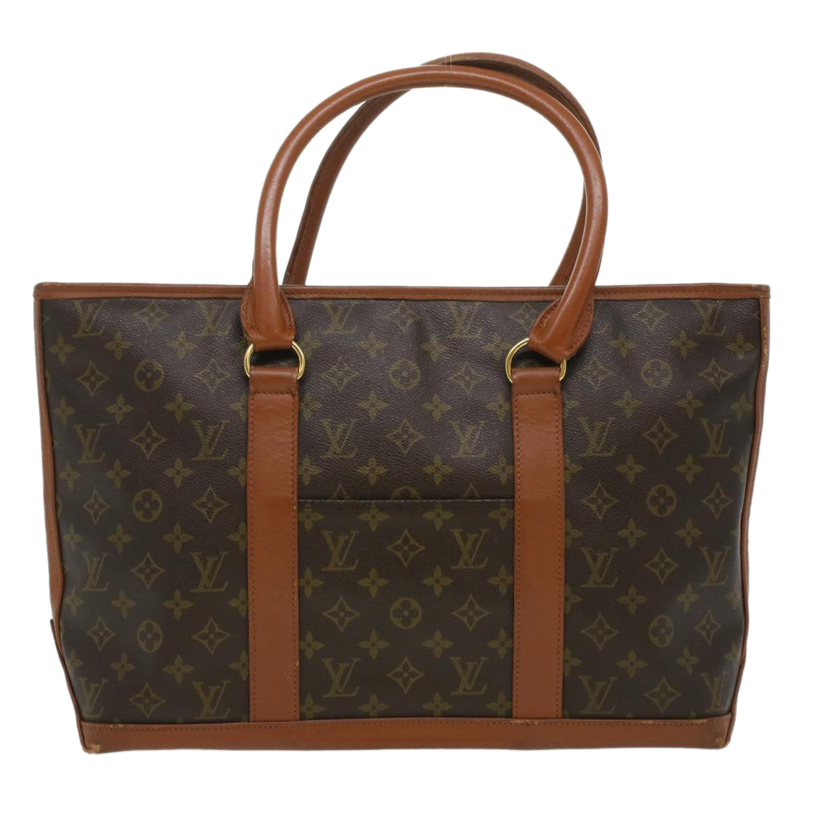 LOUIS VUITTON Monogram Sac Weekend PM Tote Bag M42425 LV rd4095