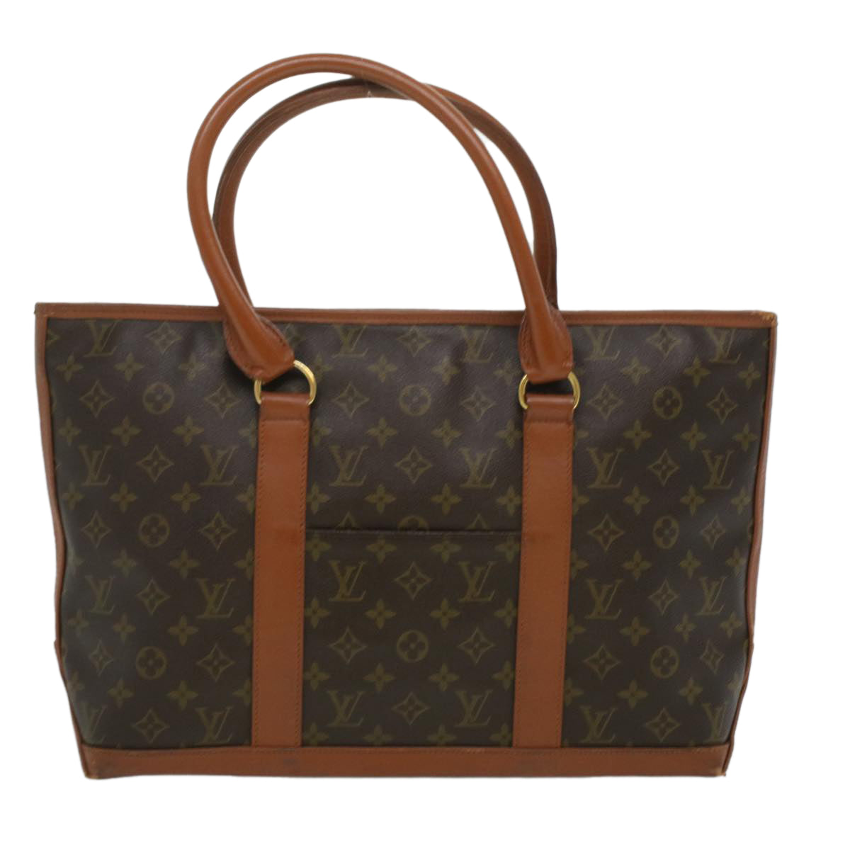 LOUIS VUITTON Monogram Sac Weekend PM Tote Bag M42425 LV rd4095