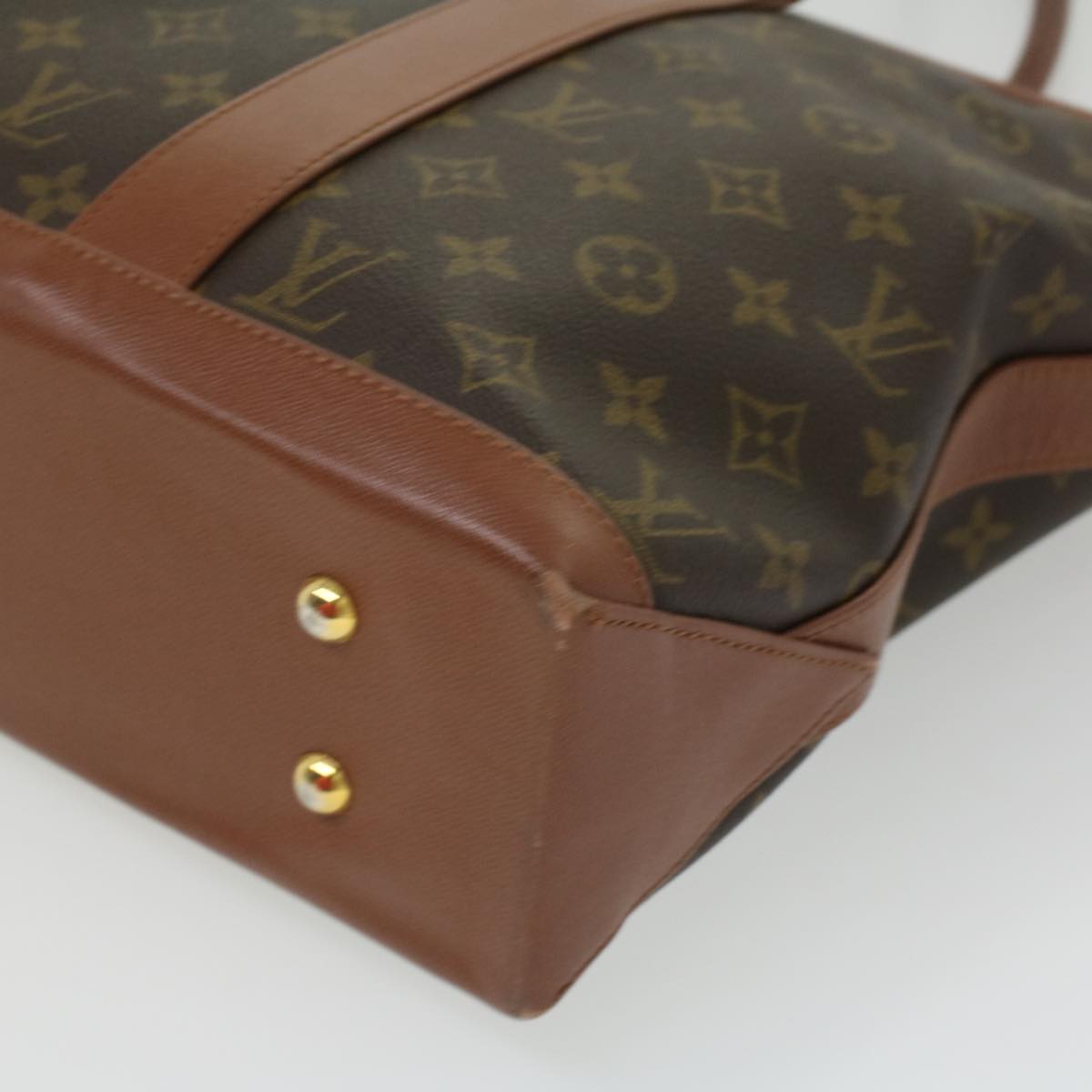 LOUIS VUITTON Monogram Sac Weekend PM Tote Bag M42425 LV rd4096