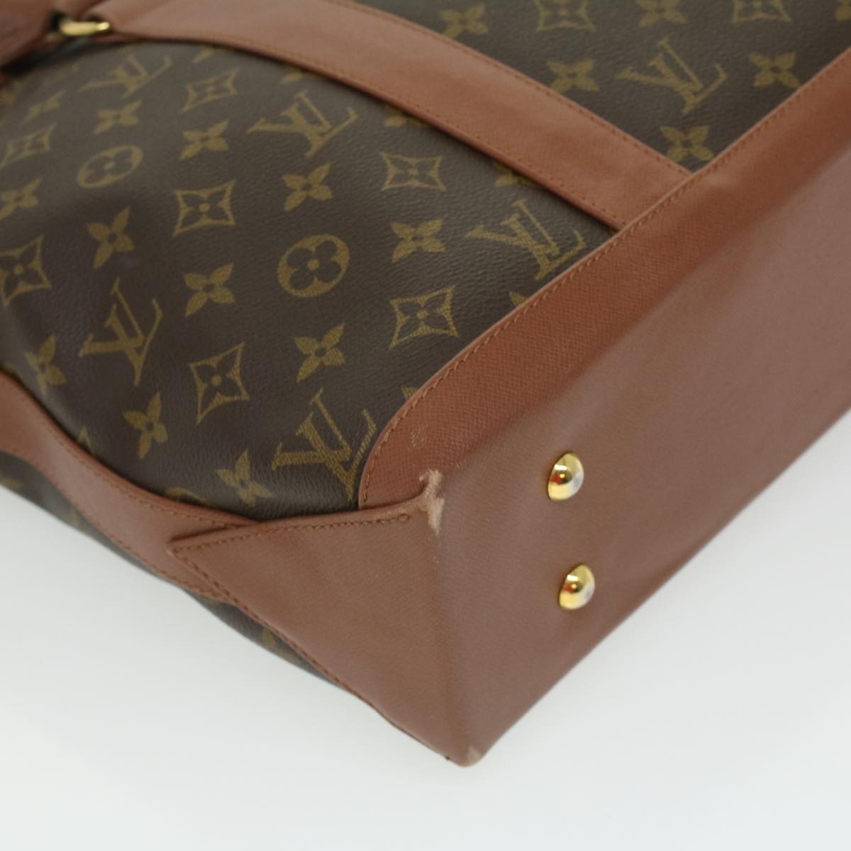 LOUIS VUITTON Monogram Sac Weekend PM Tote Bag M42425 LV rd4096