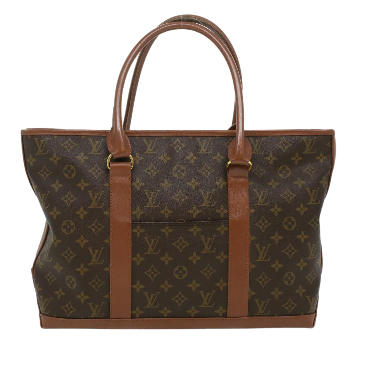 LOUIS VUITTON Monogram Sac Weekend PM Tote Bag M42425 LV rd4096