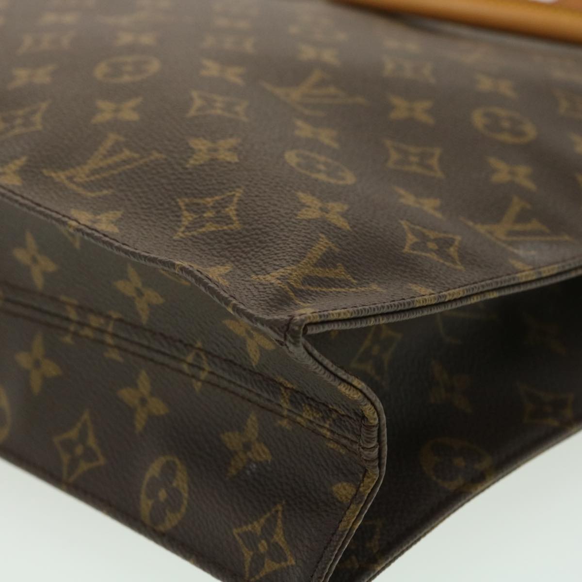 LOUIS VUITTON Monogram Sac Plat Hand Bag M51140 LV rd4097