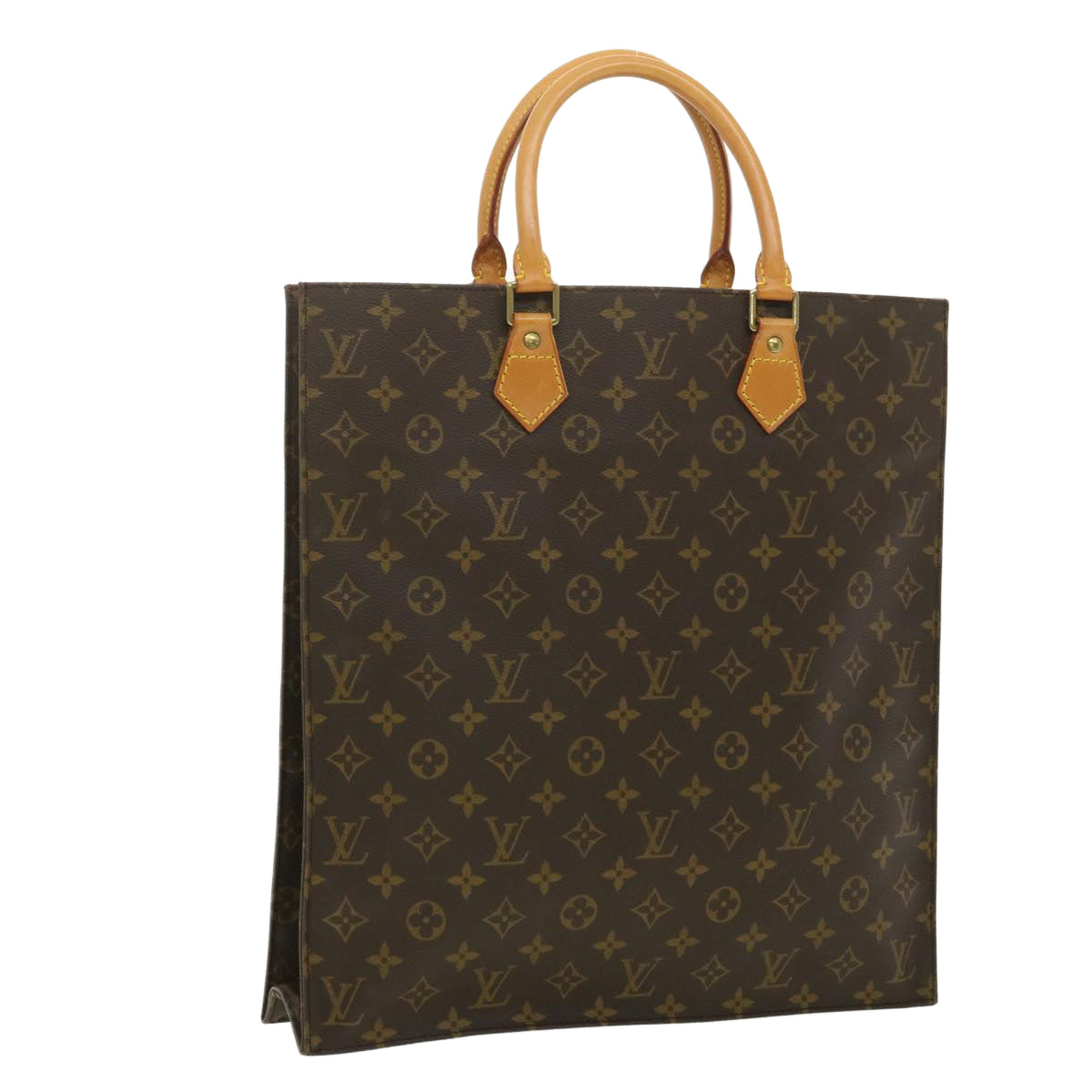 LOUIS VUITTON Monogram Sac Plat Hand Bag M51140 LV rd4097