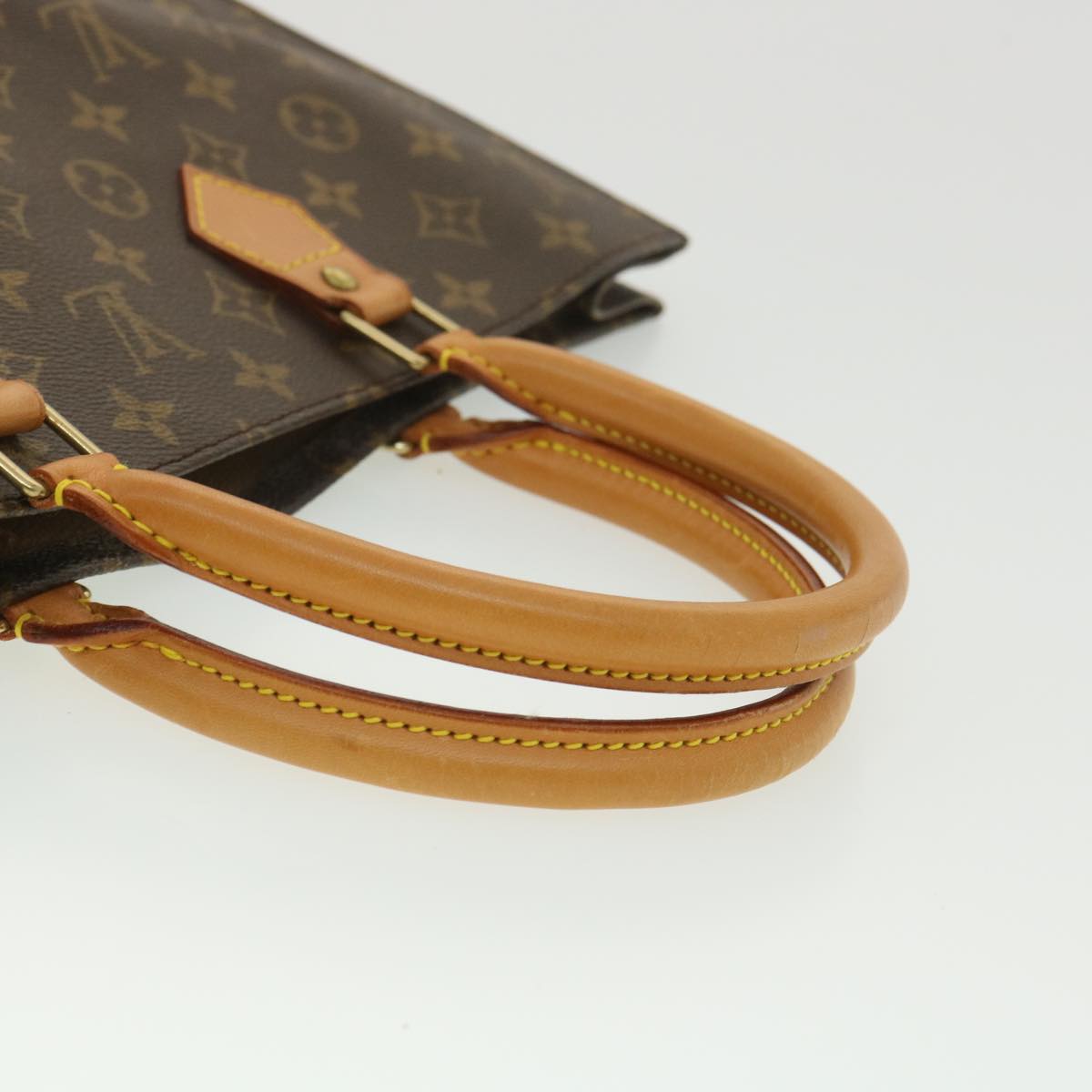 LOUIS VUITTON Monogram Sac Plat Hand Bag M51140 LV rd4097