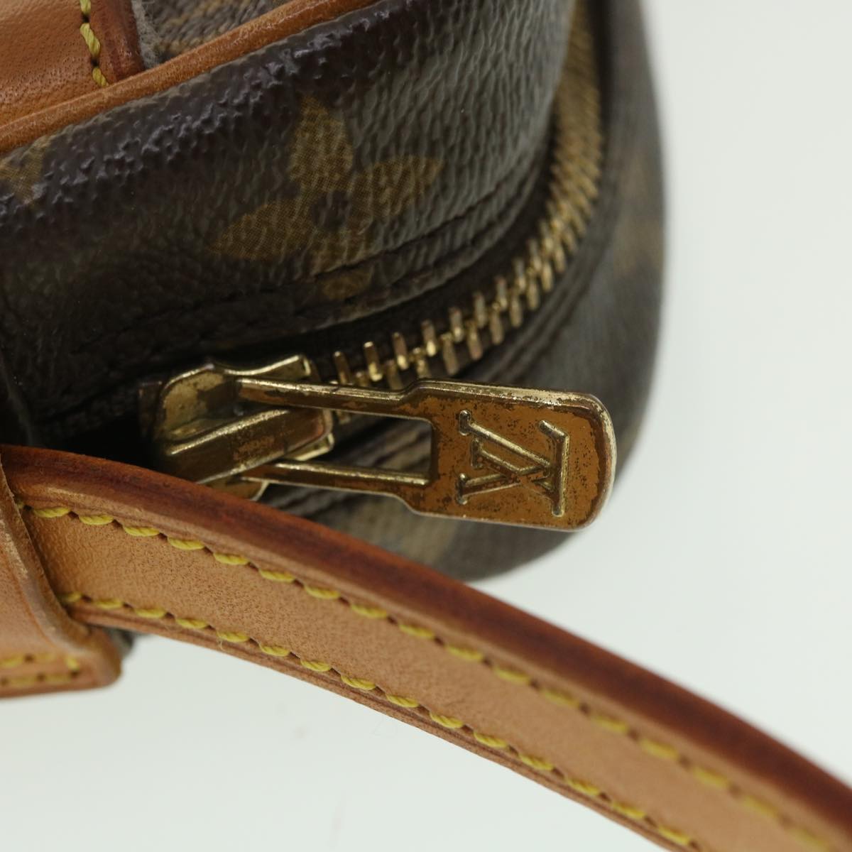 LOUIS VUITTON Monogram Jeune Fille MM Shoulder Bag M51226 LV rd4107